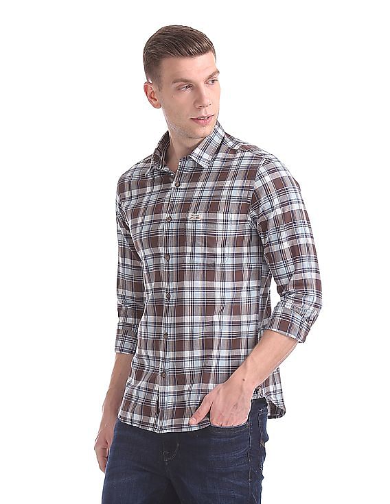 U.S. Polo Assn. Denim Co. Slim Fit Check Shirt