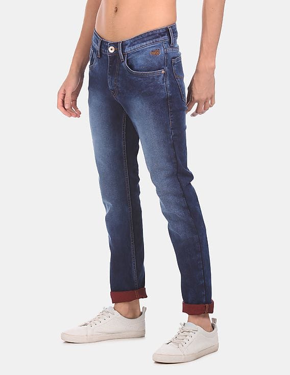 Buy Flying Machine Men Blue Jackson 