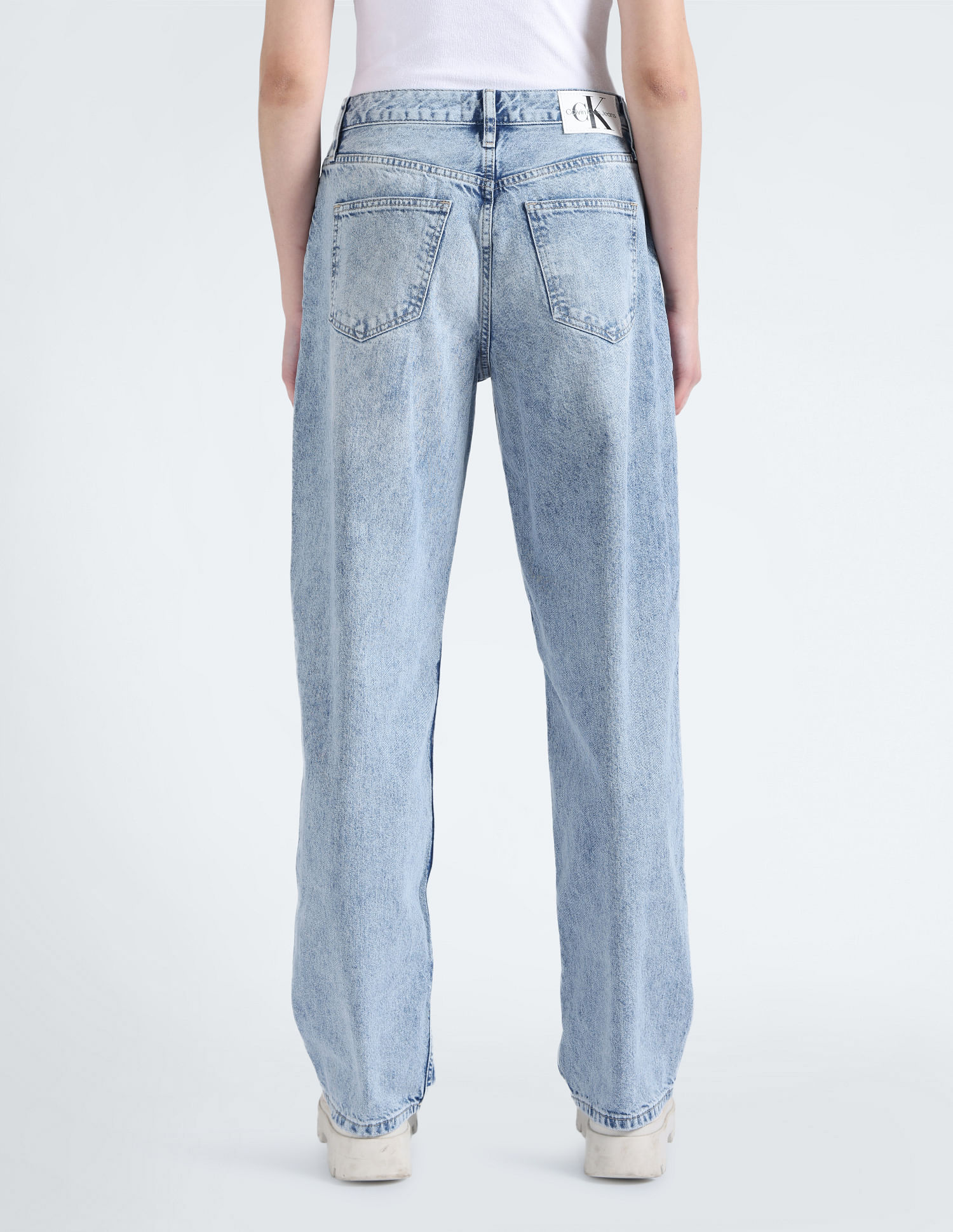 Calvin Klein Recycled Cotton Straight Fit Jeans
