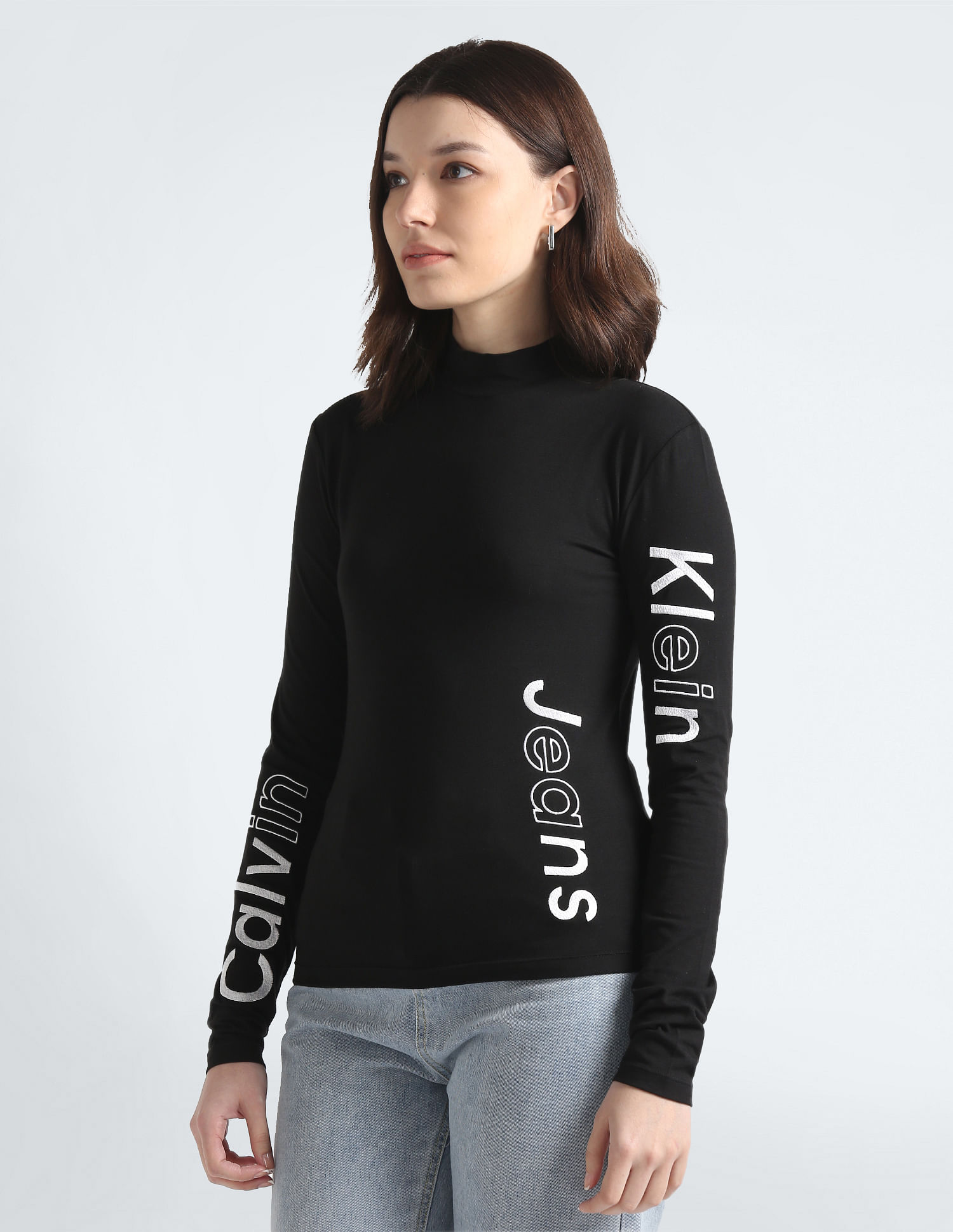 Calvin Klein Multi Placement Logo Slim T-Shirt