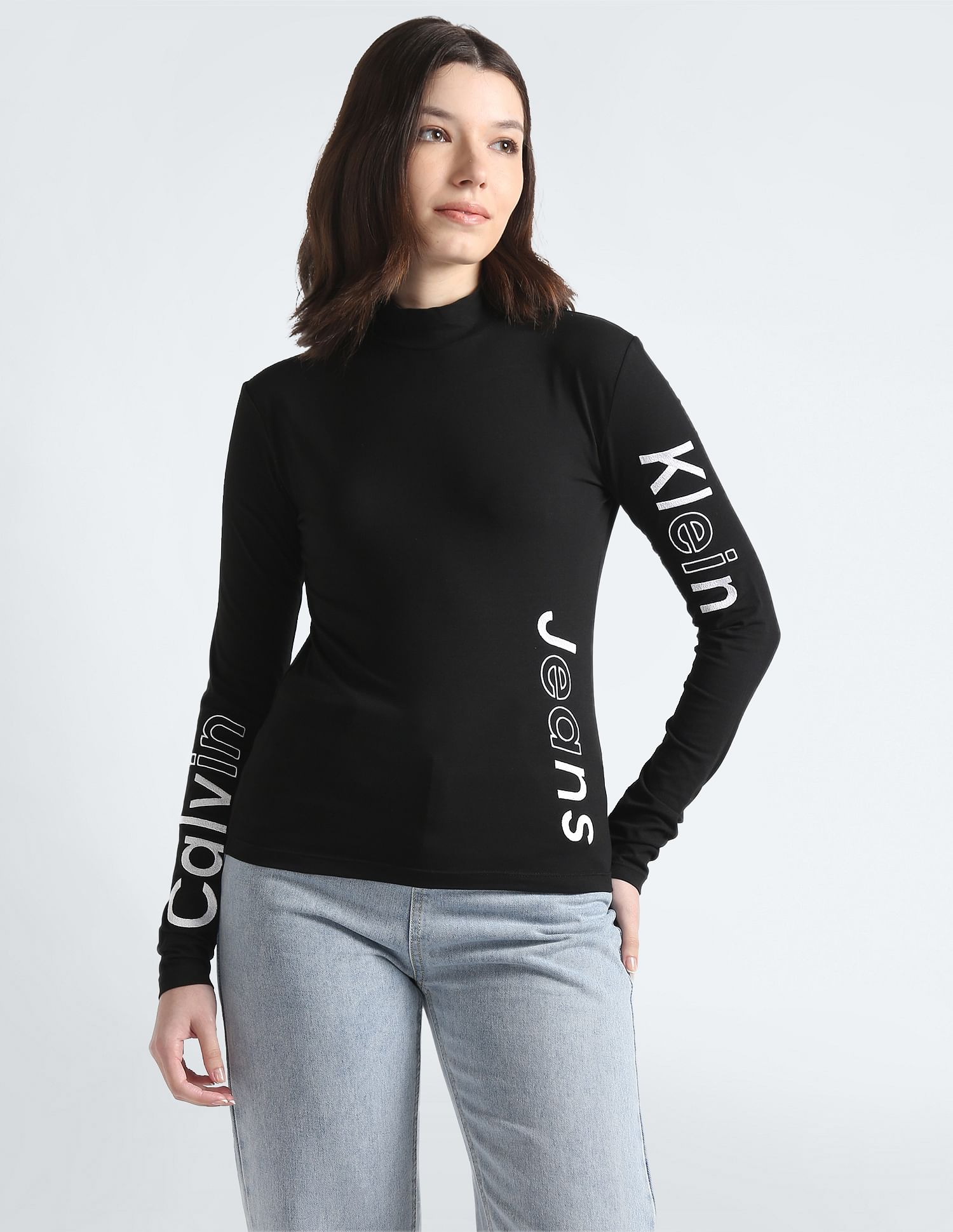 Calvin Klein Multi Placement Logo Slim T-Shirt