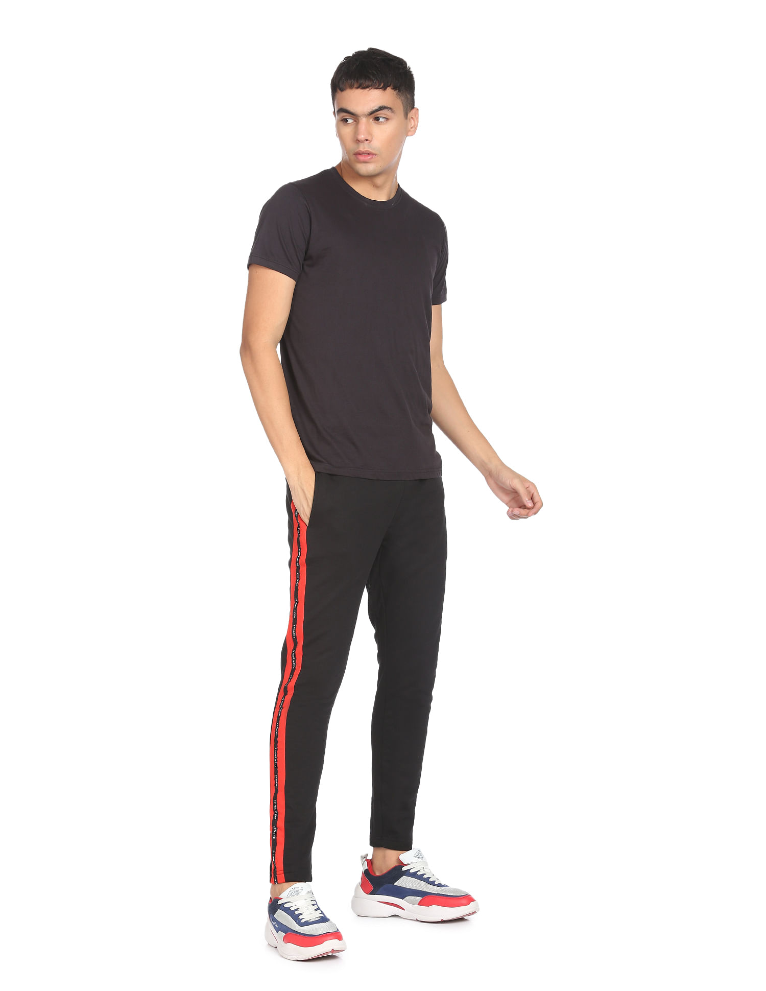 Flying Machine Women's Track Pants (FWTP0002_Grey_36) : Amazon.in: Clothing  & Accessories