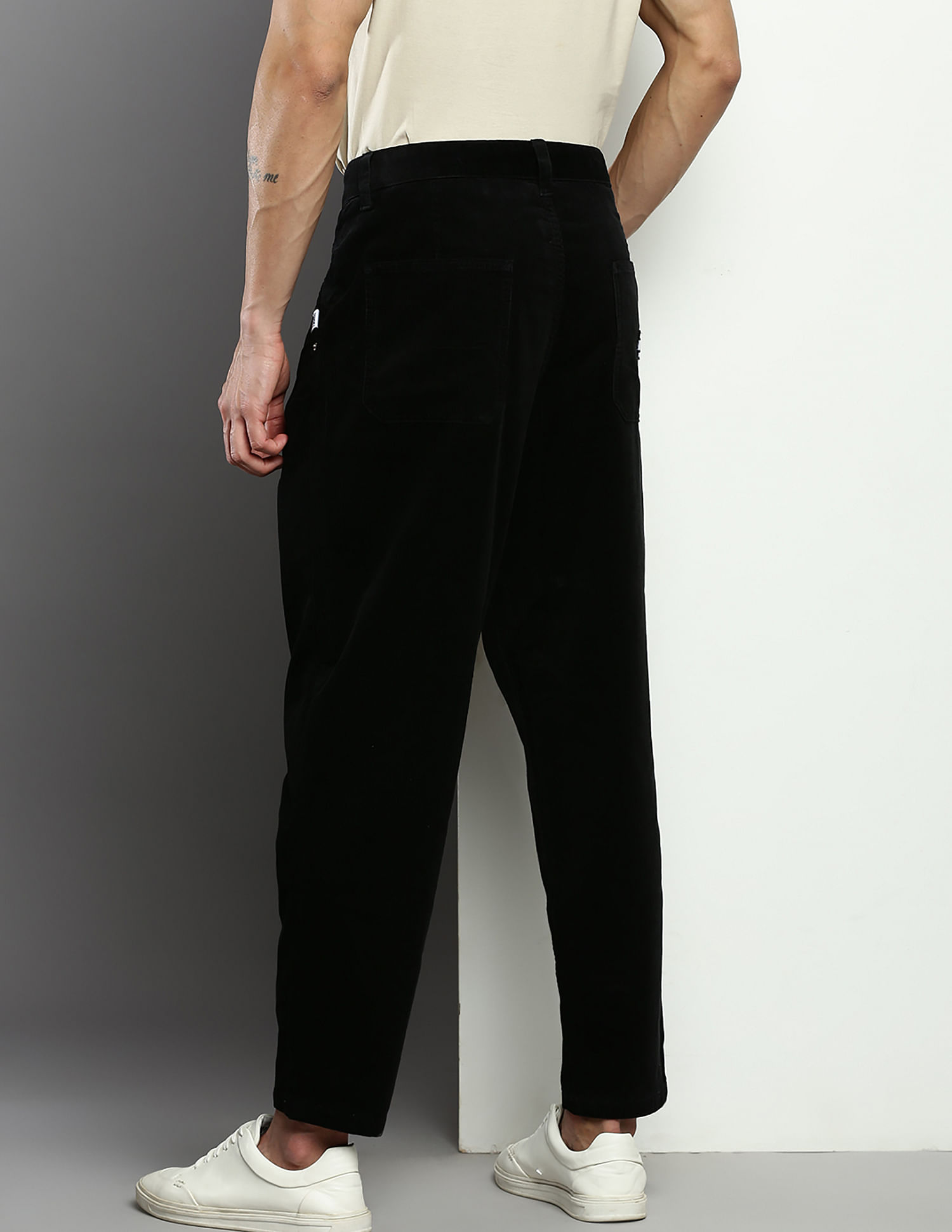 Slim Corduroy Kick Flare Trousers  Black  Corduroy Trousers   Other  Stories  Corduroy pants outfit Casual work outfits Fashion pants