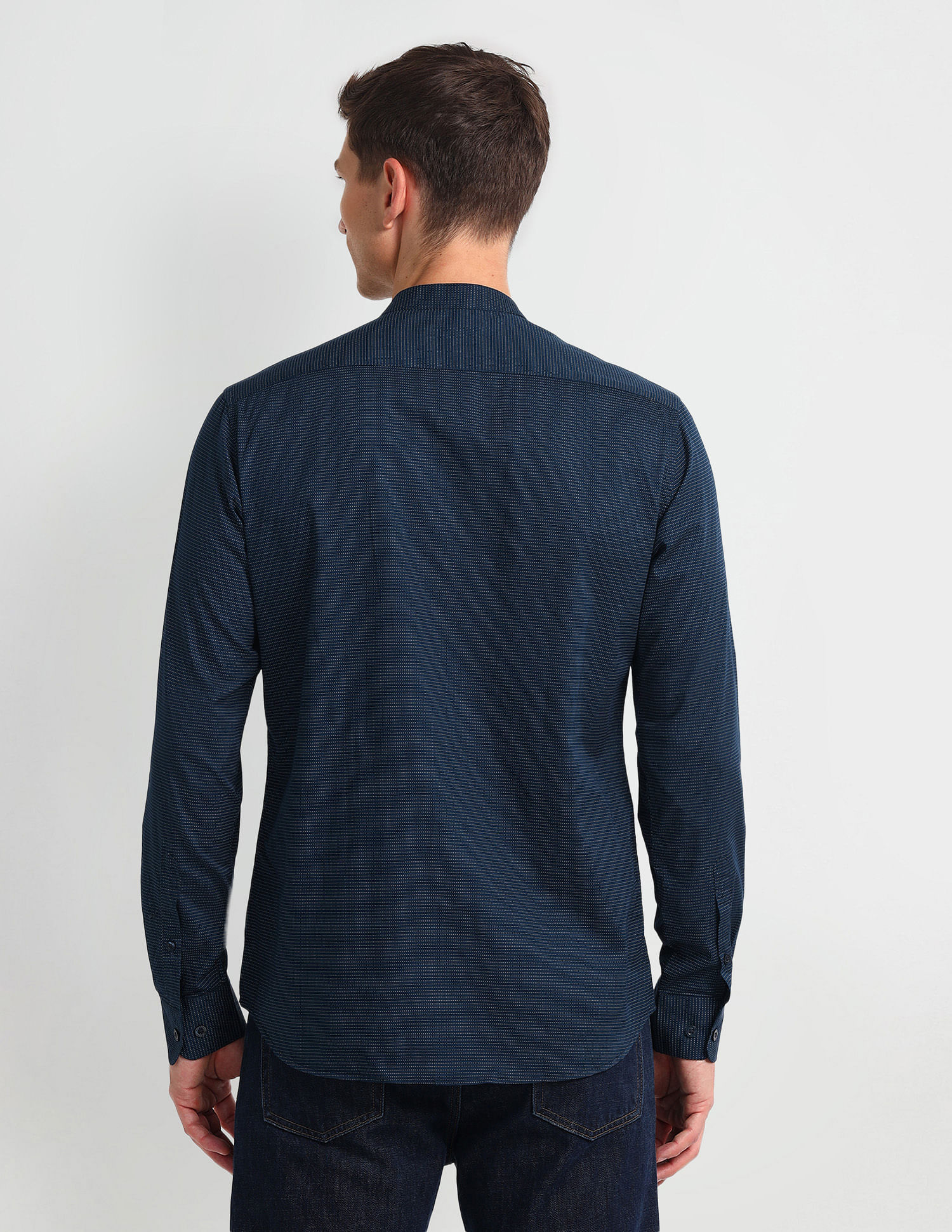 Arrow Sport All-Over Print Twill Shirt