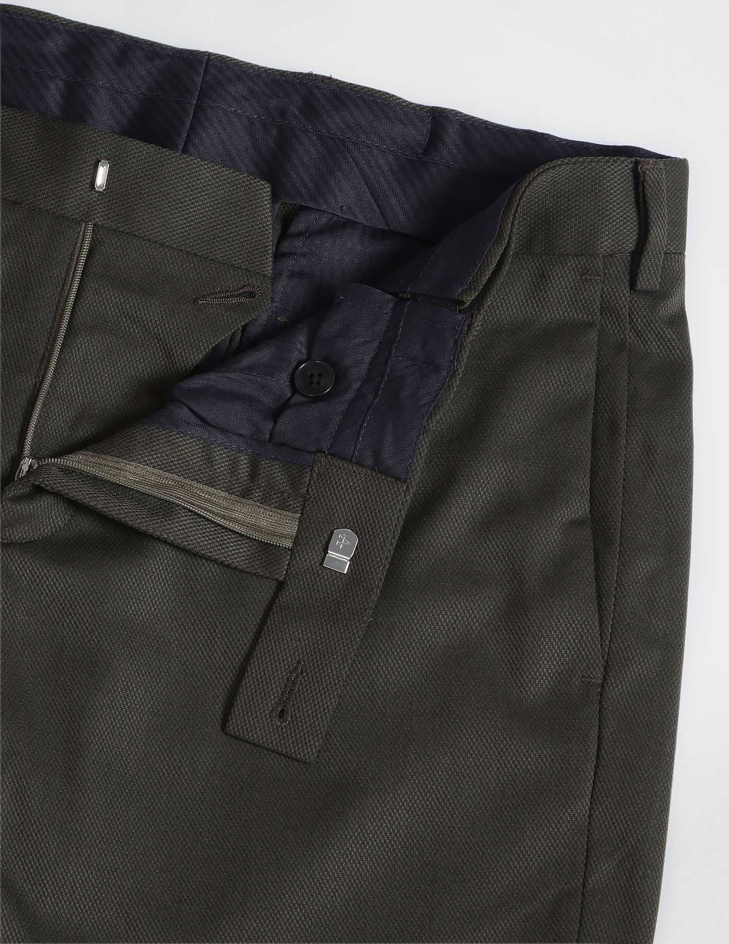 Arrow Hudson Tailored Fit Dobby Trousers