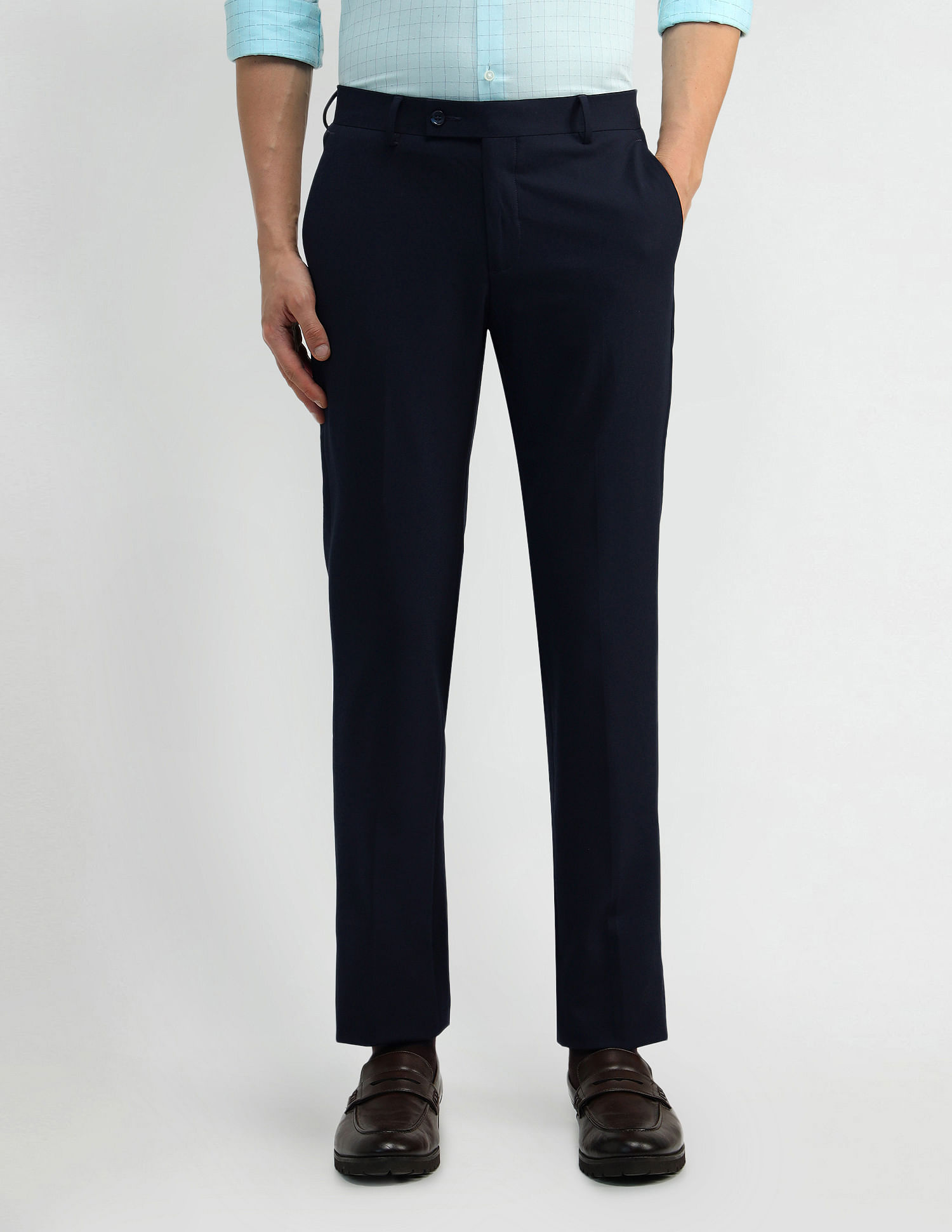 Arrow Mid Rise Tapered Fit Trousers