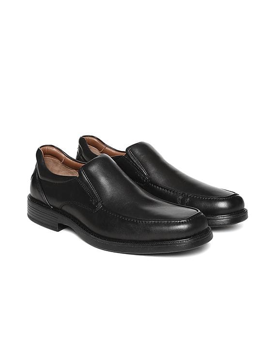 Johnston & Murphy Men’s Black Leather Loafers Sheepskin Slip-On Size 11.5 Medium MEN main image 4