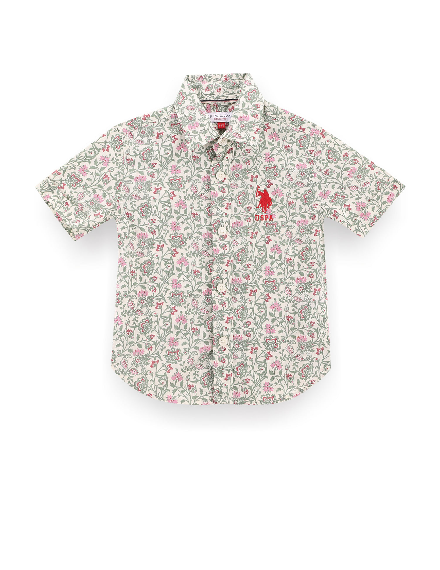 Floral polo for clearance kids