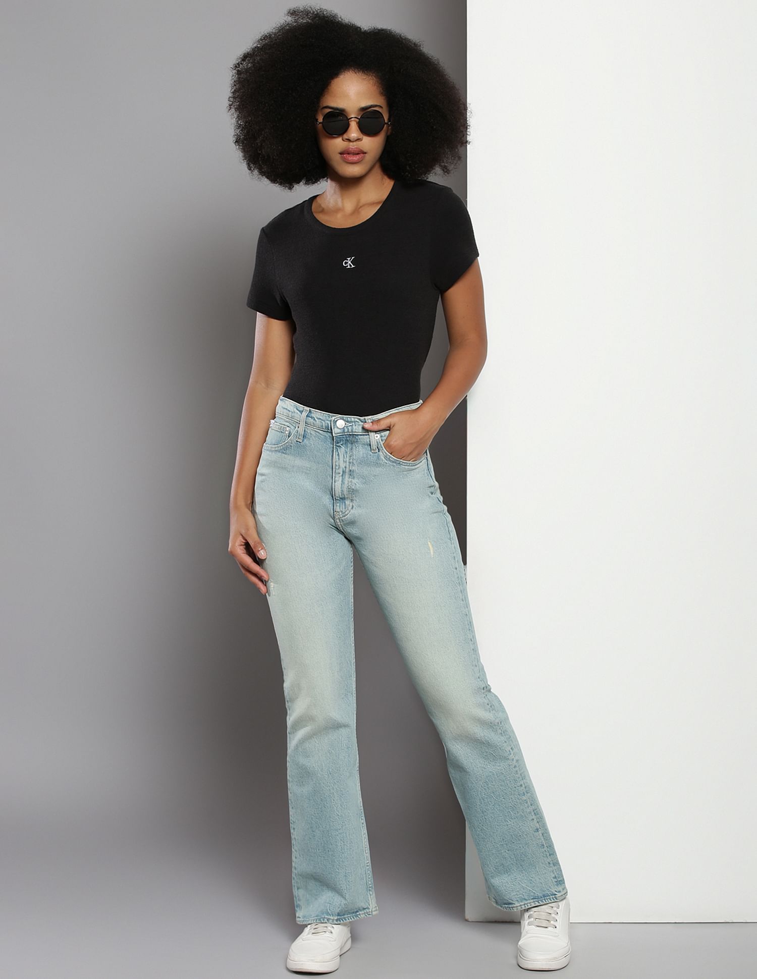 Calvin Klein Jeans Recycled Cotton Authentic Bootcut Jeans