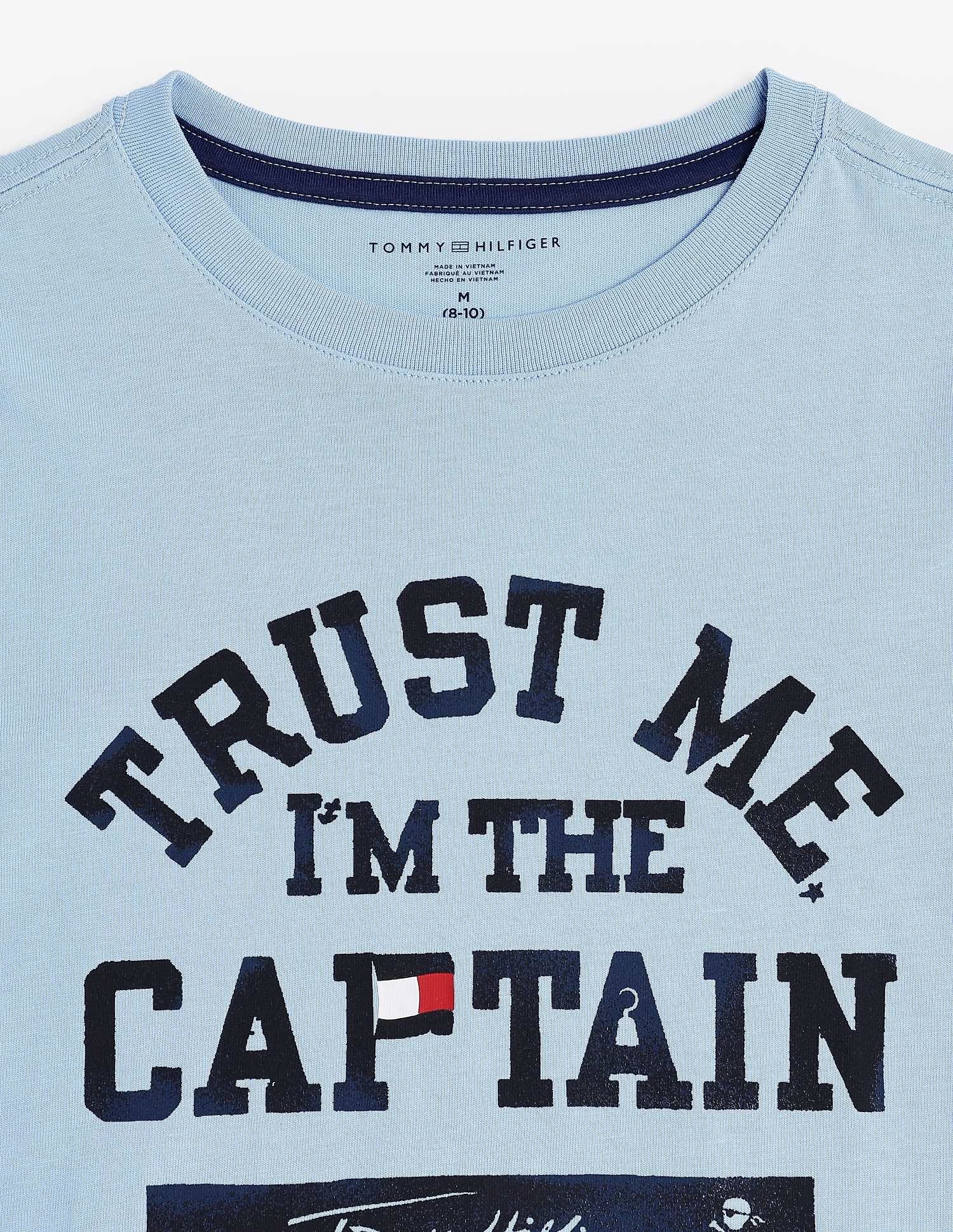 Tommy Hilfiger Kids Boys Printed Regular Fit Cotton T-Shirt