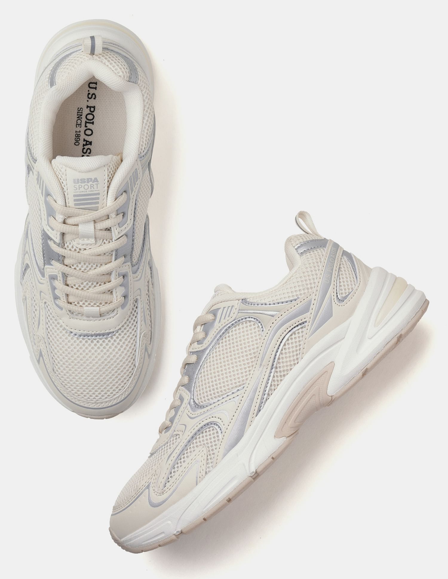 U.S. Polo Assn. Women Eun-Ji Colour Blocked Sneakers