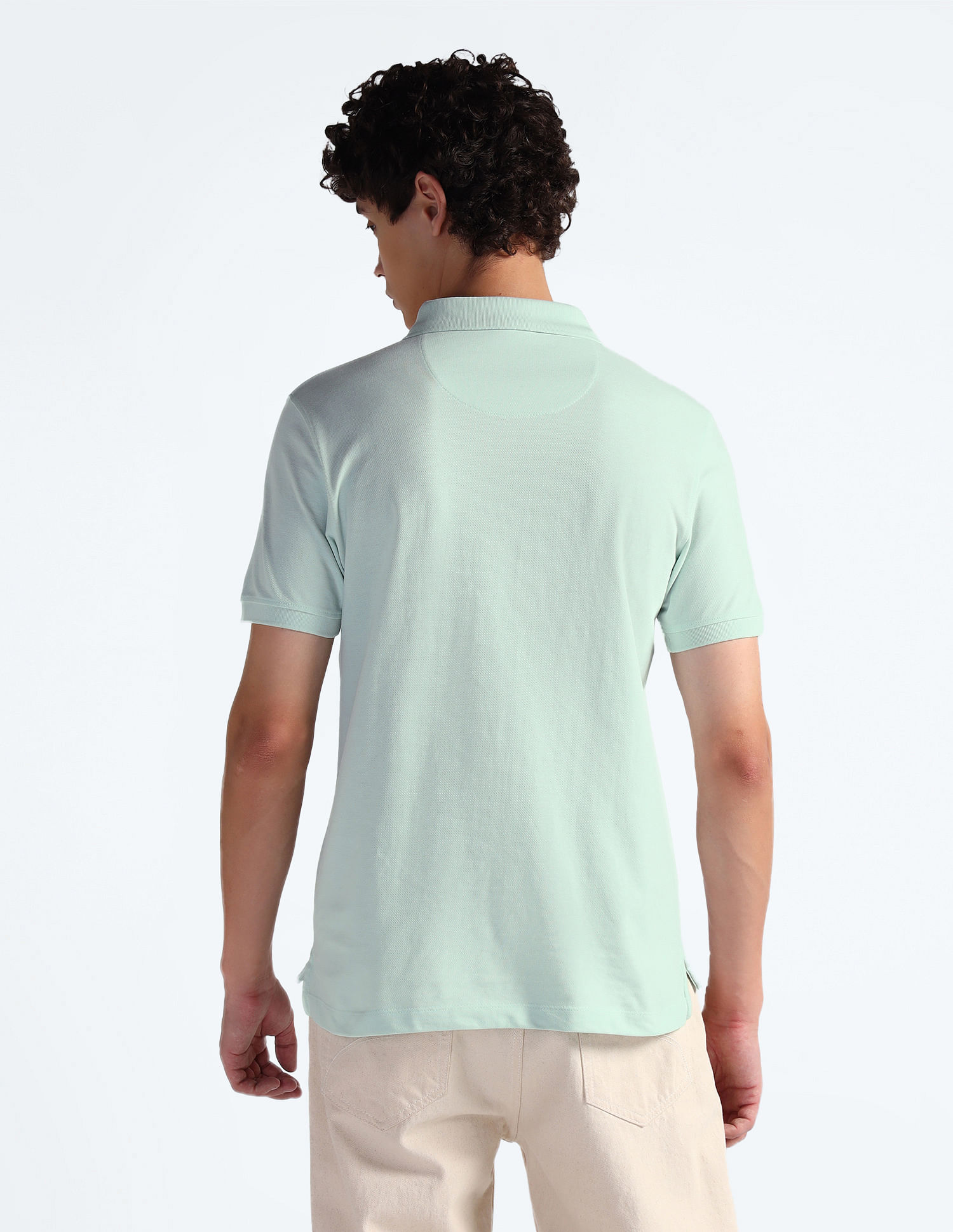 Flying Machine FM X Muhammad Ali Solid Polo Shirt