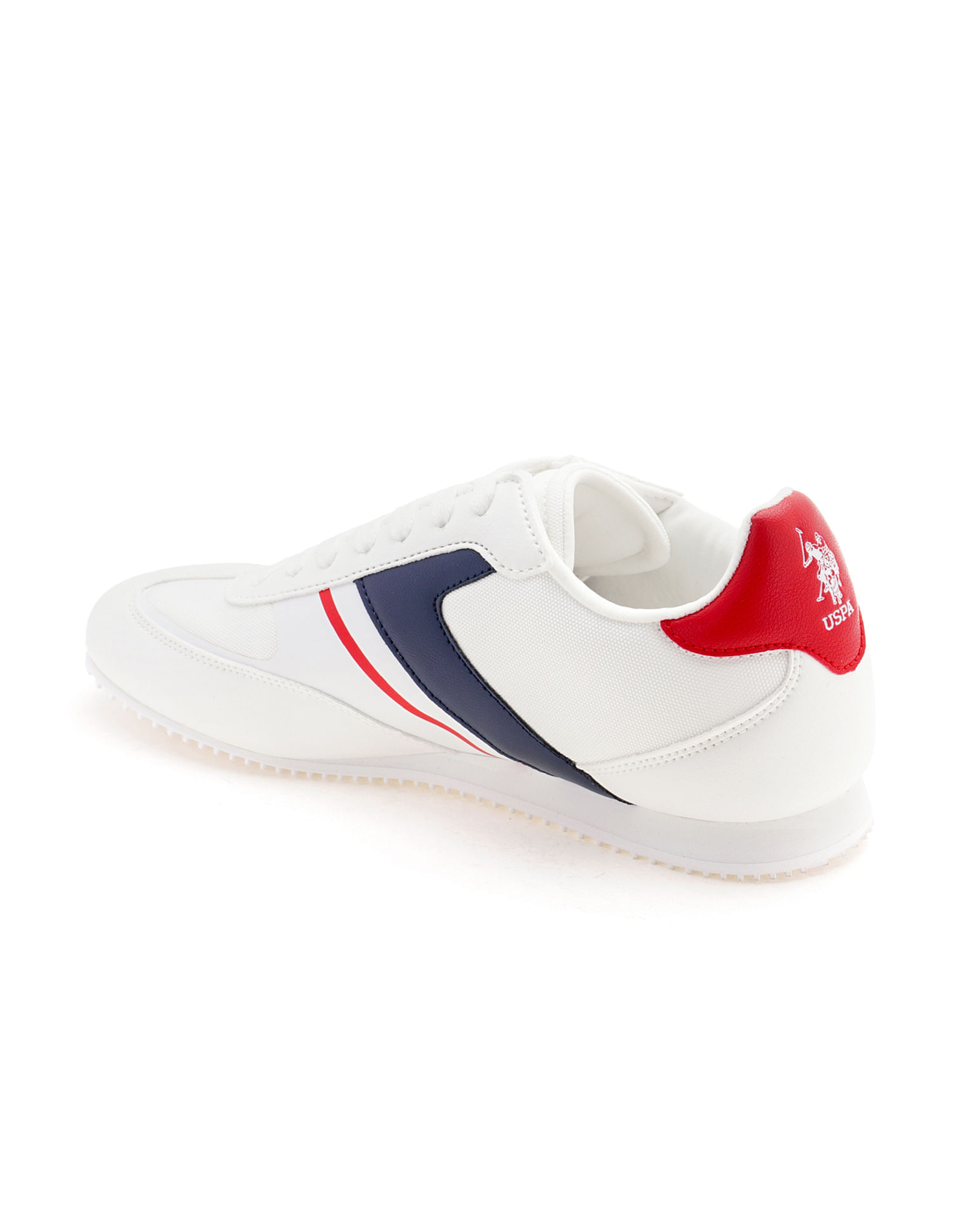 U.S. Polo Assn. Men Adler 3.0 Off White Retro Sneakers