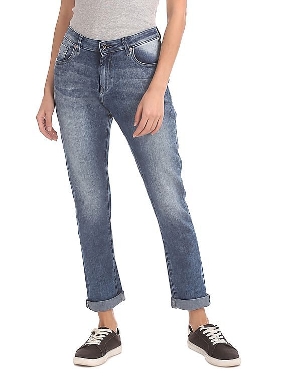U.S. Polo Assn. Women Mid Rise Slim Fit Jeans