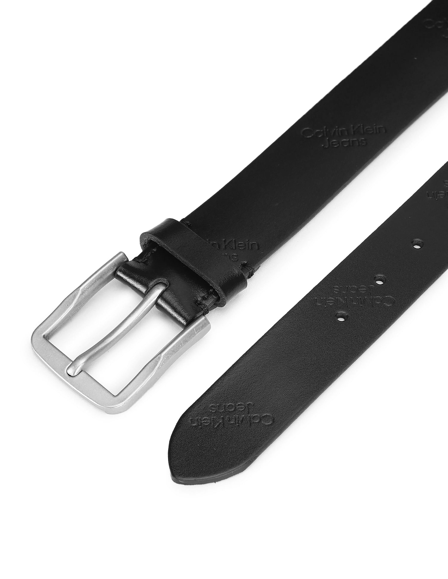 Calvin Klein Leather Deboss Classic Belt