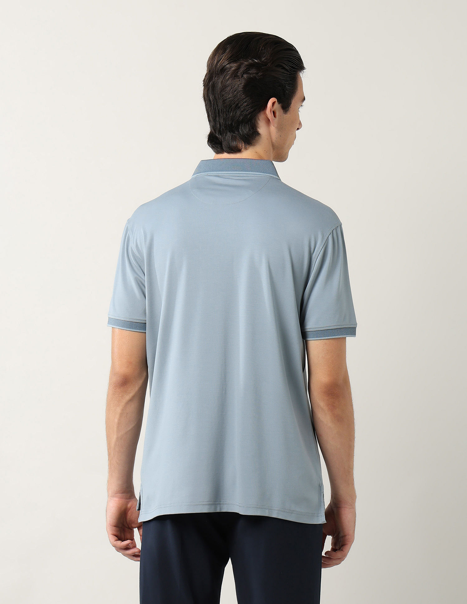 Arrow Solid Regular Fit Polo Shirt
