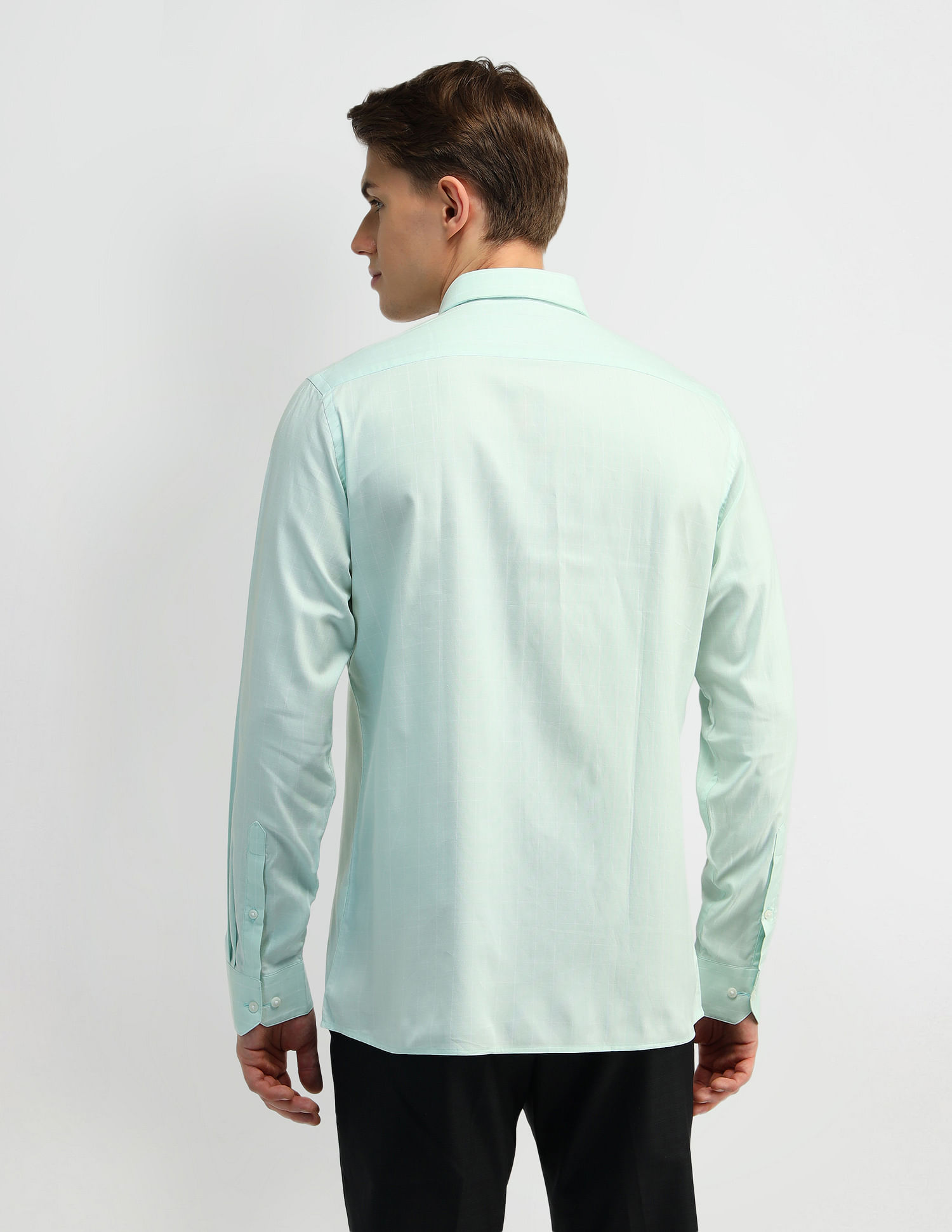 Arrow Dobby Windowpane Check Formal Shirt