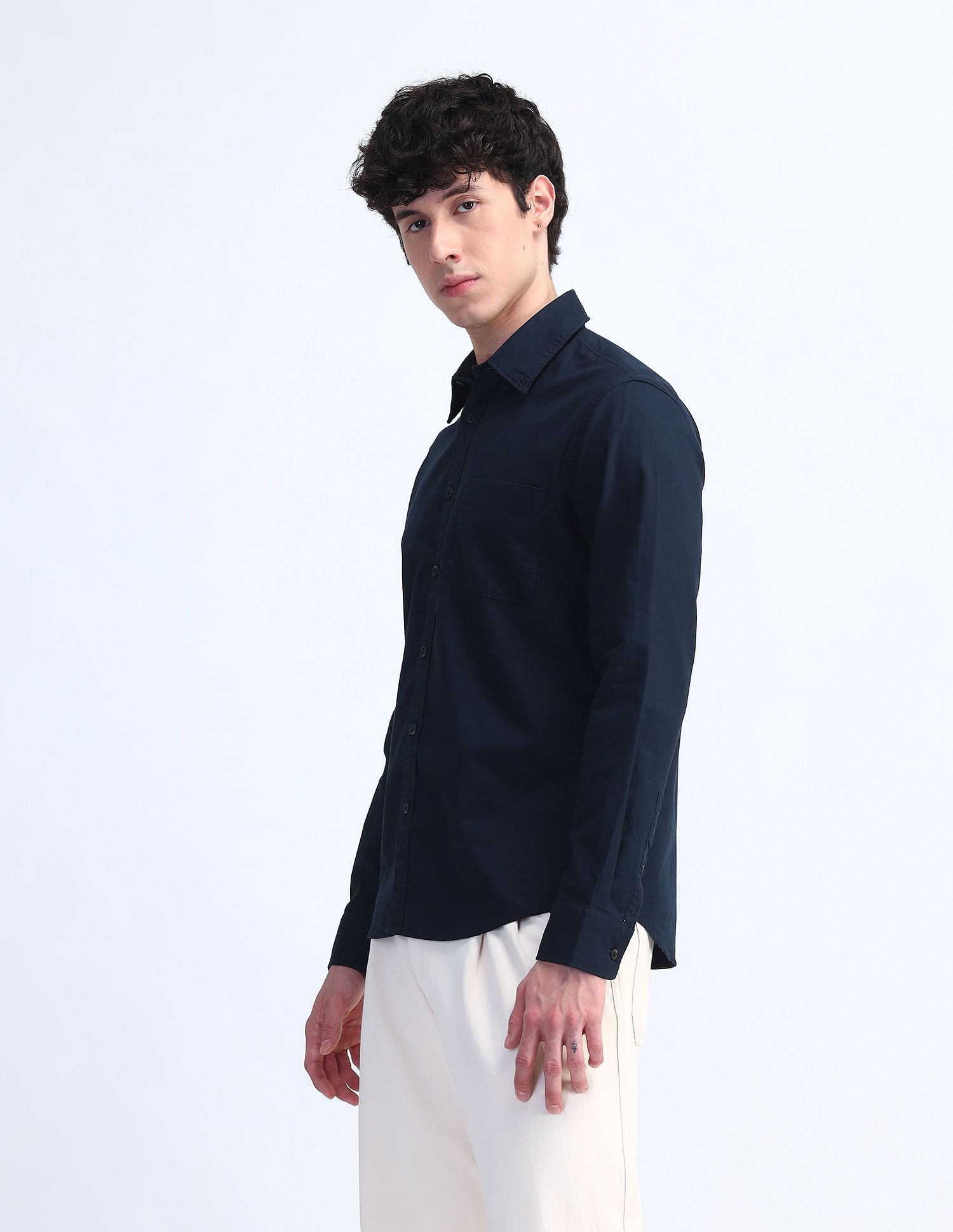 Flying Machine Slim Fit Cotton Shirt