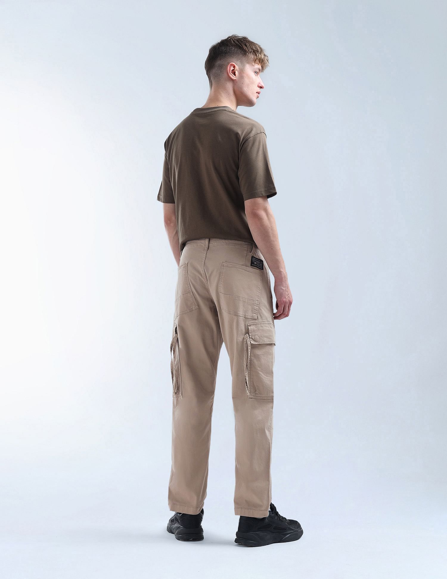 Flying Machine Relaxed Tapered Fit Twill Cargo