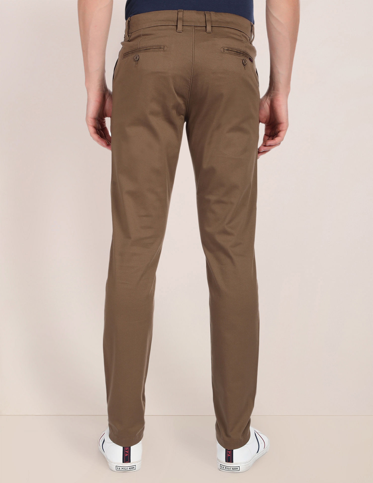 U.S. Polo Assn. Geometric Print Twill Trousers