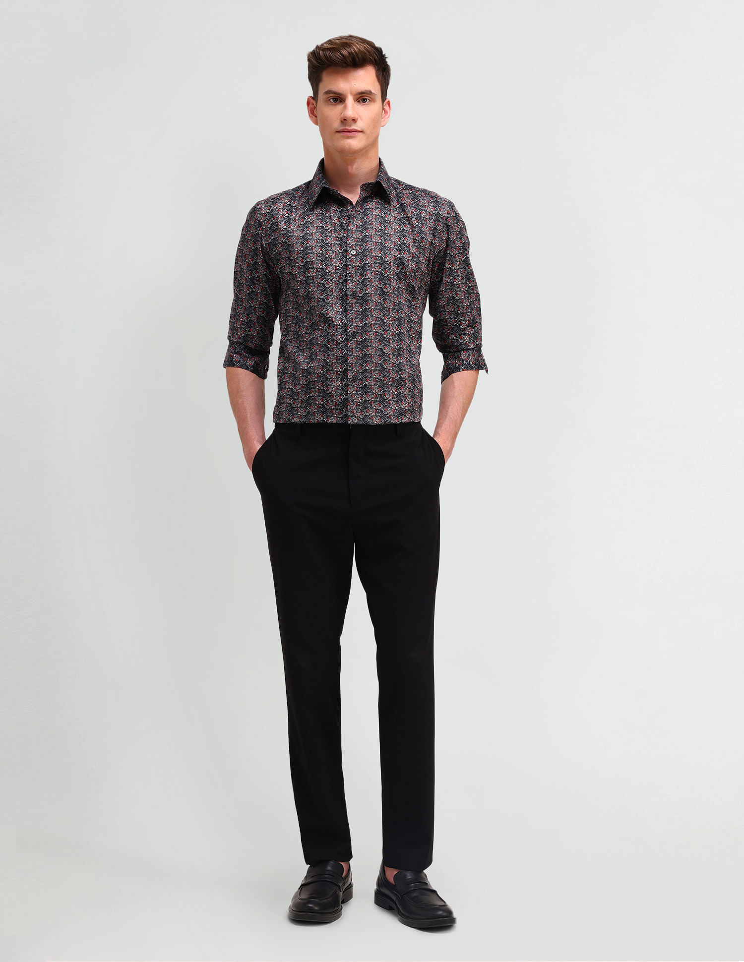 Arrow Newyork Cotton Manhattan Slim Fit Shirt