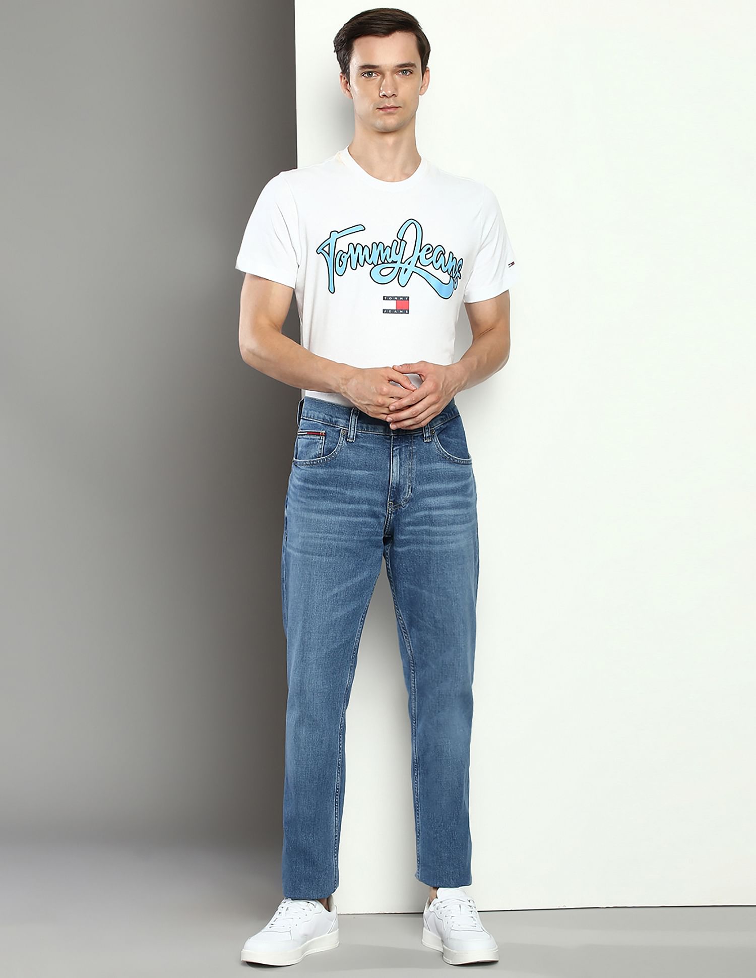 Tommy Hilfiger Recycled Cotton Straight Fit Jeans