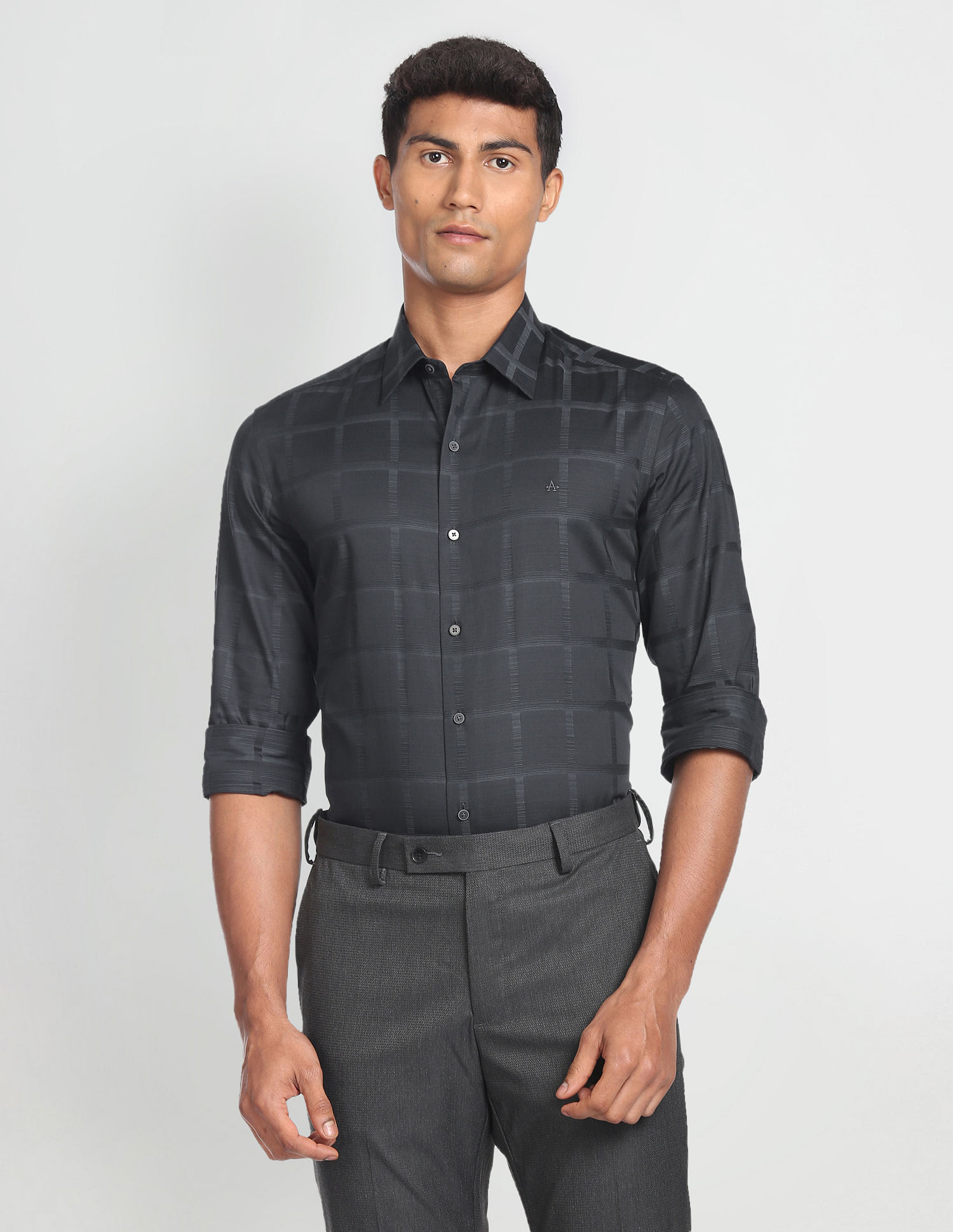 Arrow Newyork Woven Check Cotton Shirt