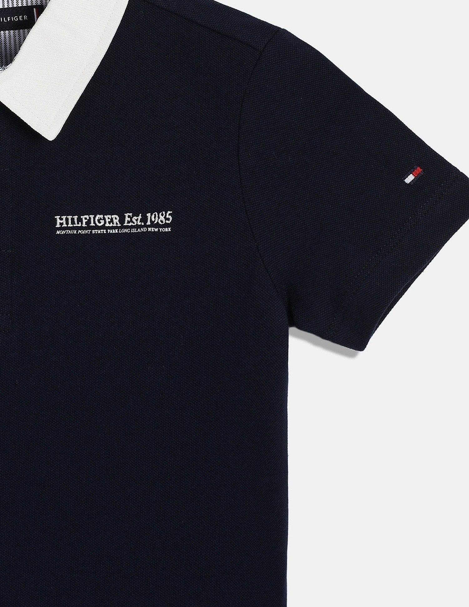 Tommy Hilfiger Kids Boys Solid Regular-Fit Cotton Polo T-Shirt