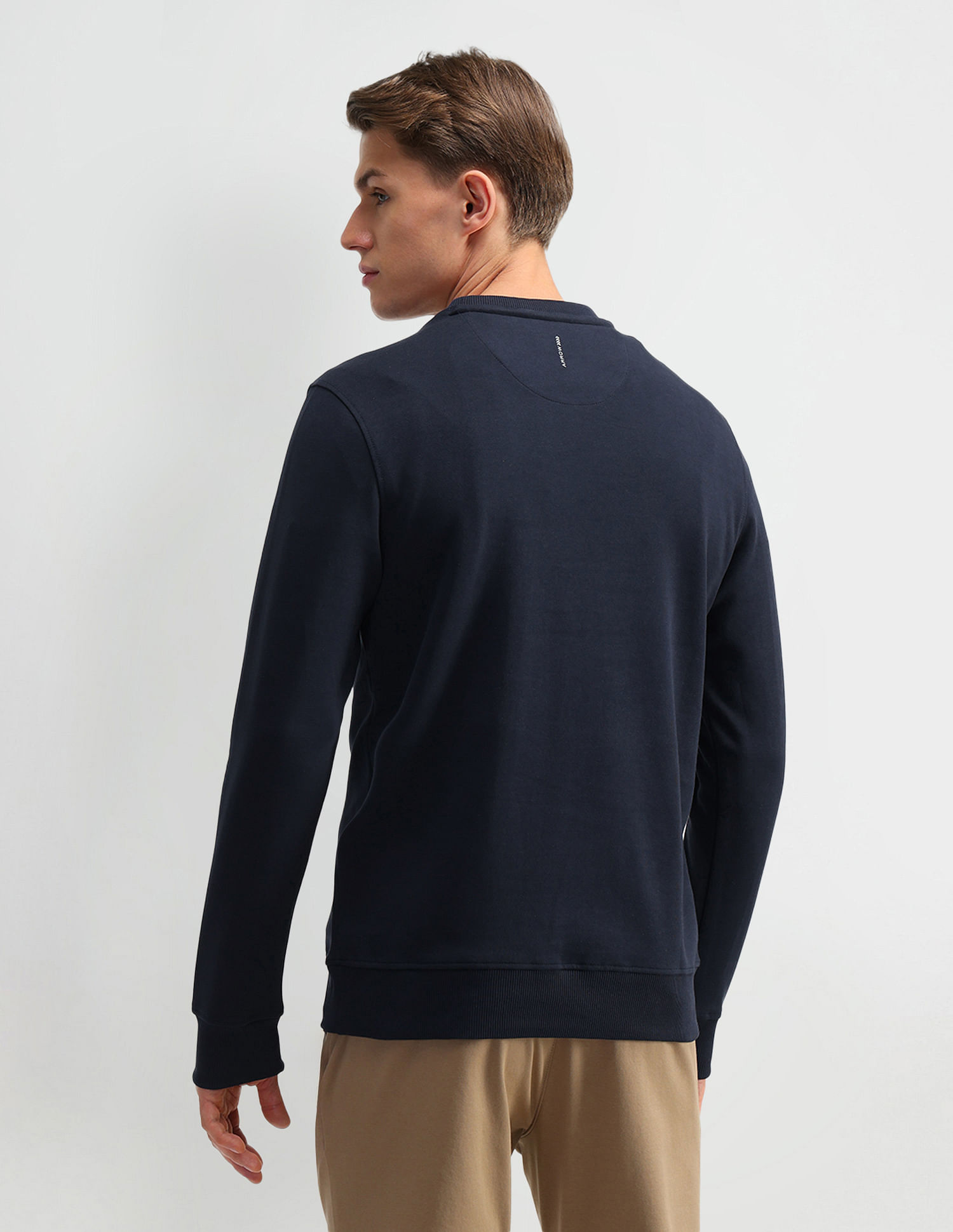 Arrow Newyork Crew Neck Brand Printed Sweatshirt