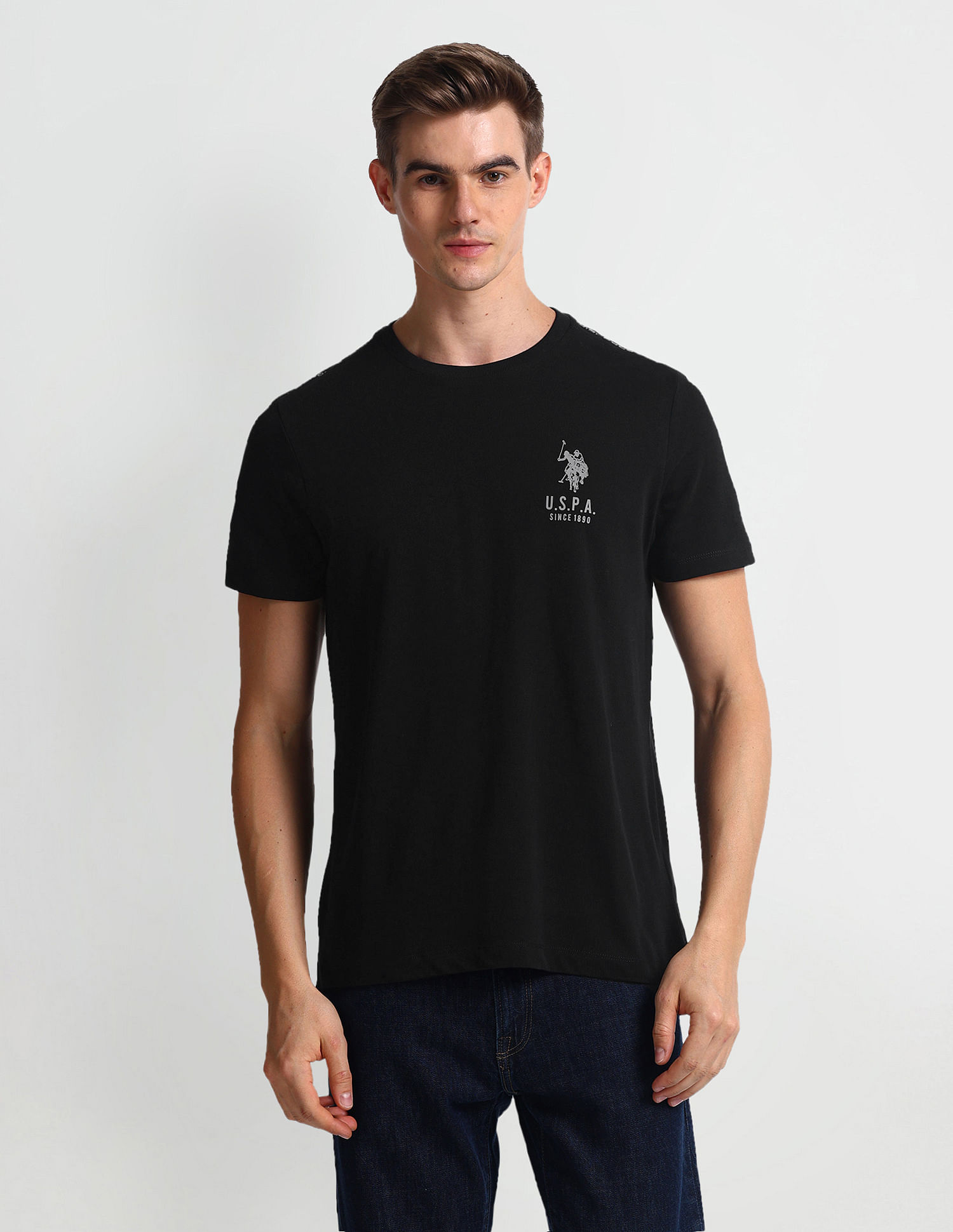 U.S. Polo Assn. Denim Co. Crew Neck Muscle Fit T-Shirt