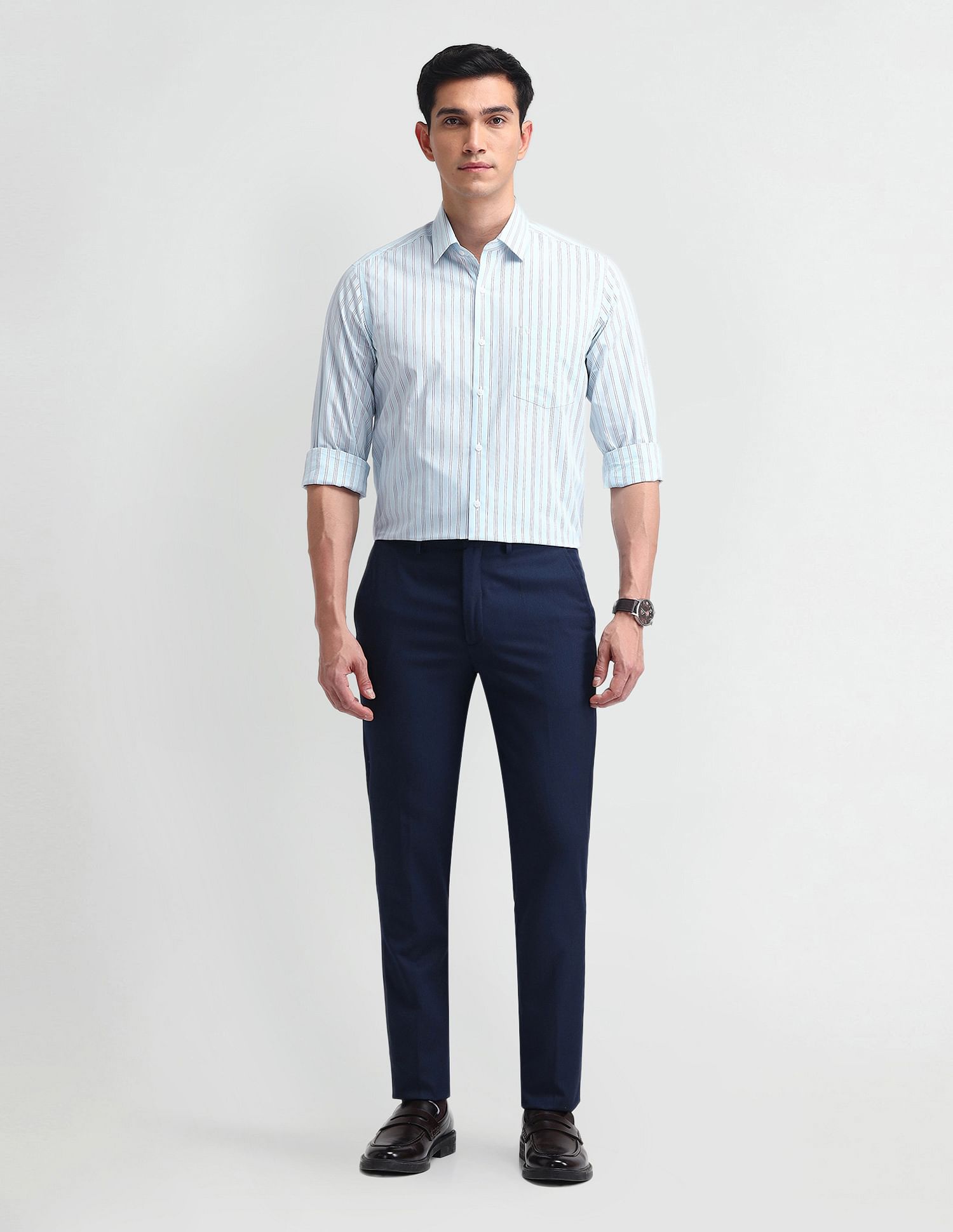 Arrow Manhattan Slim Fit Oxford Shirt