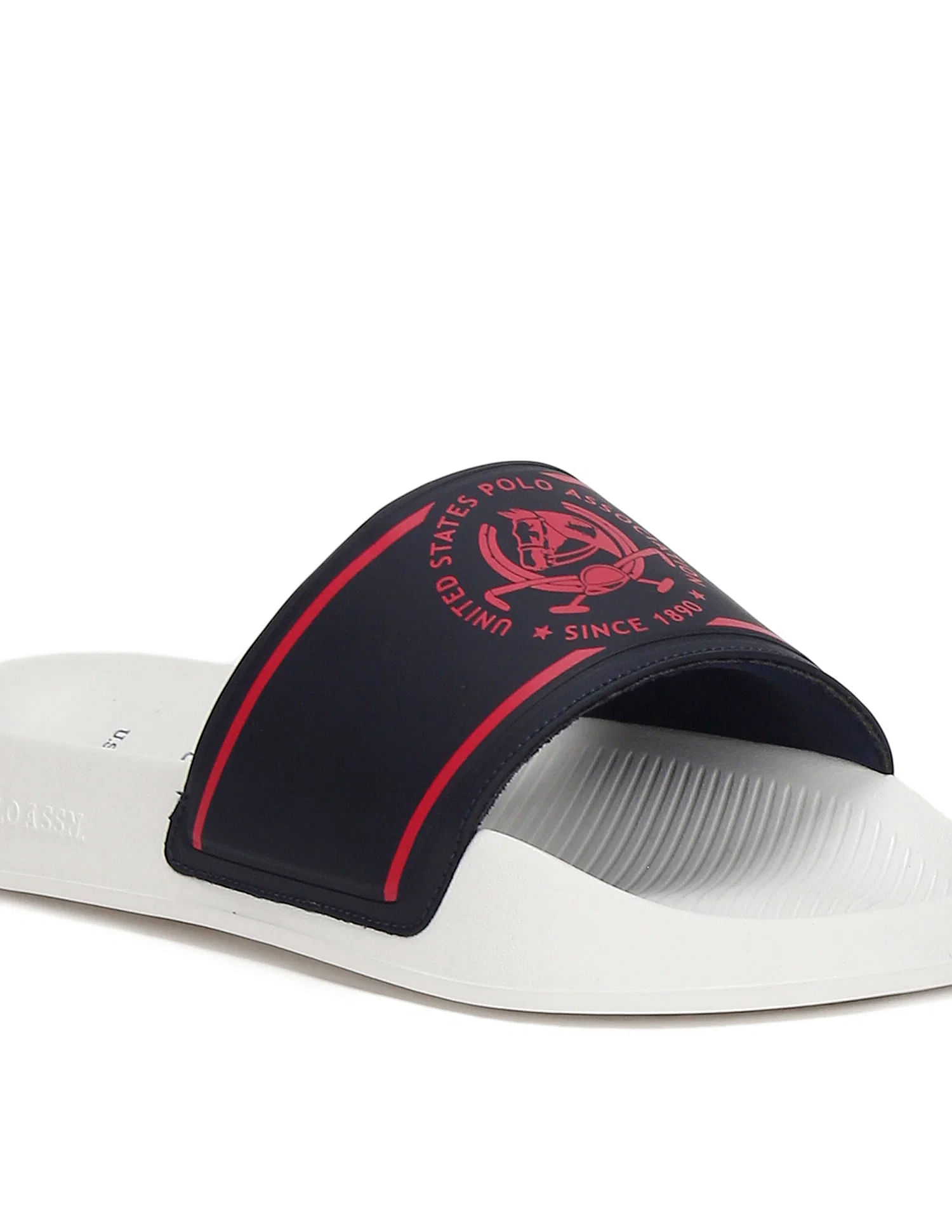 U.S. Polo Assn. Men Brand Print Zane 4.0 Slides