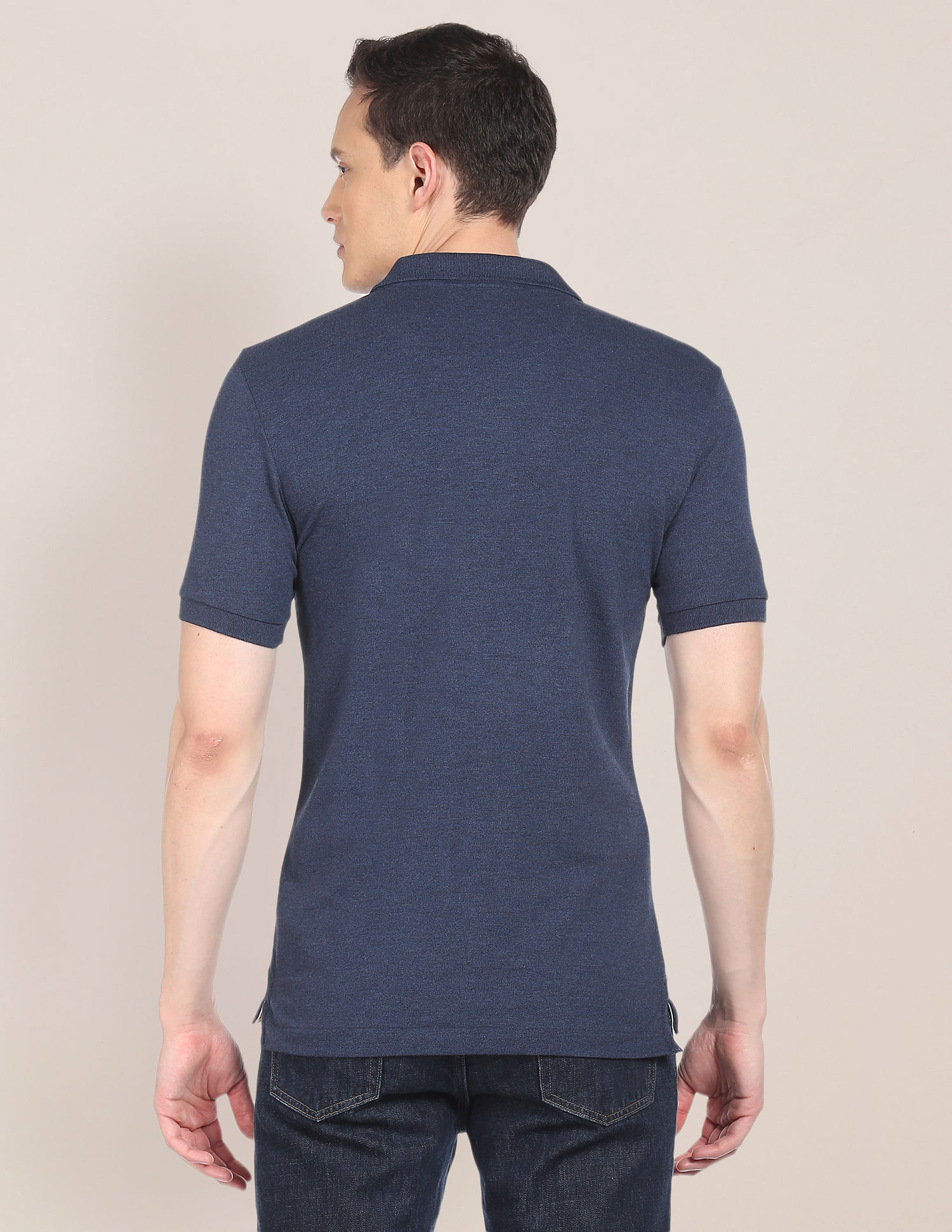 U.S. Polo Assn. Heathered Pique Polo Shirt