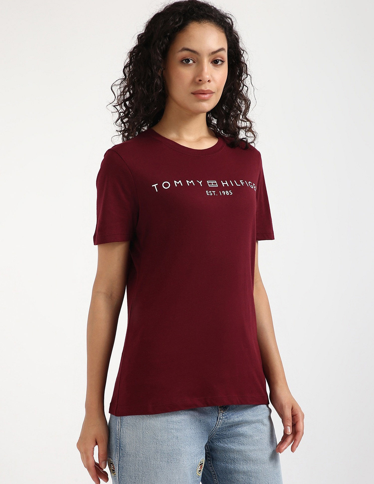 Tommy Hilfiger Logo Regular-Fit Cotton T-Shirt