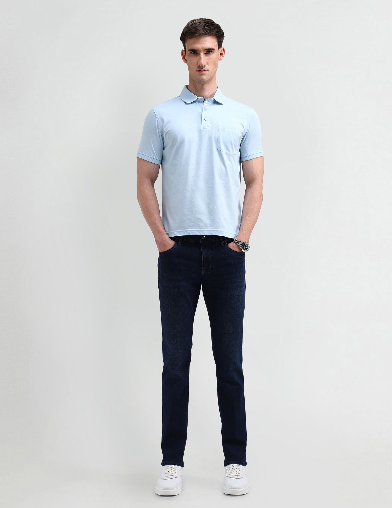 Arrow Regular Solid Polo Shirt