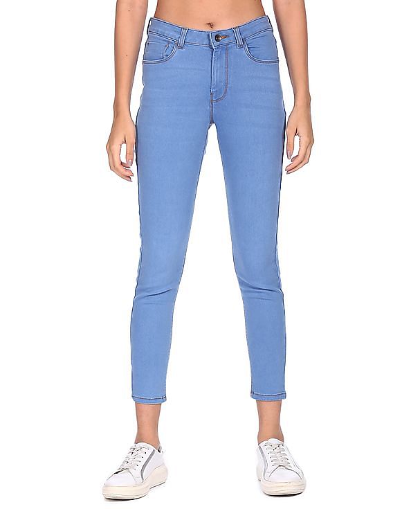 Flying Machine Women Mid Rise Skinny Fit Jeans
