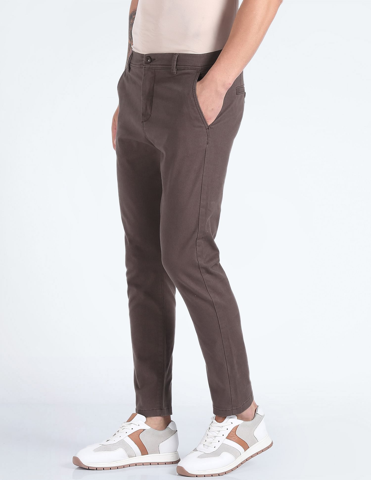 Flying Machine Solid Twill Trousers