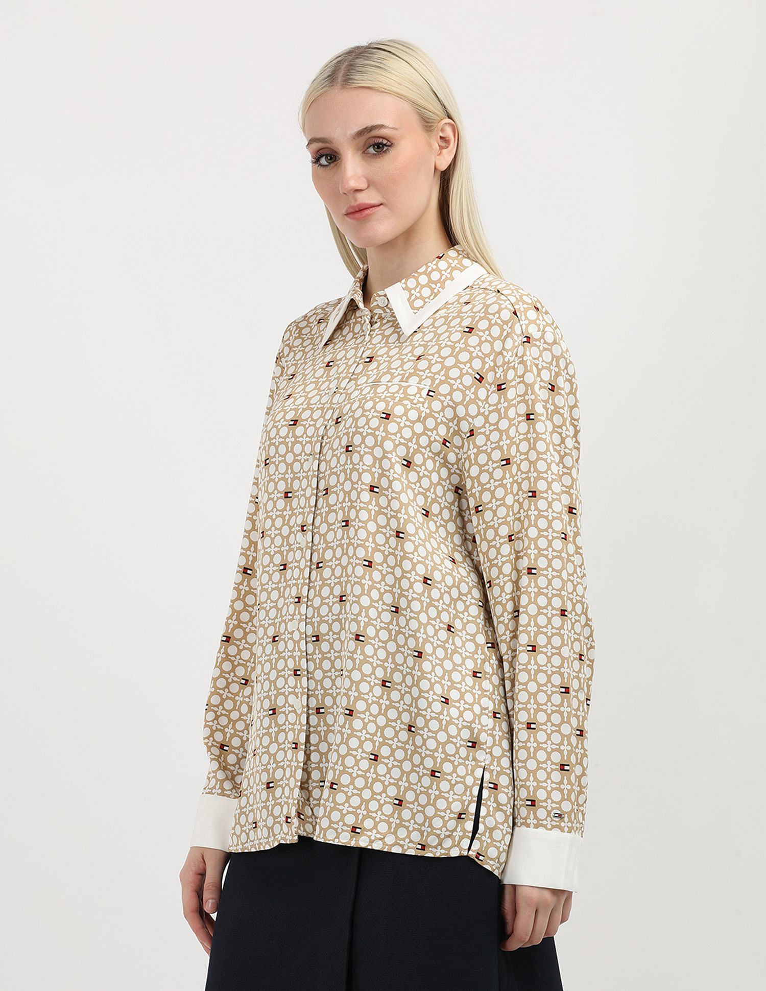 Tommy Hilfiger Regular Fit Geometric Printed Shirt
