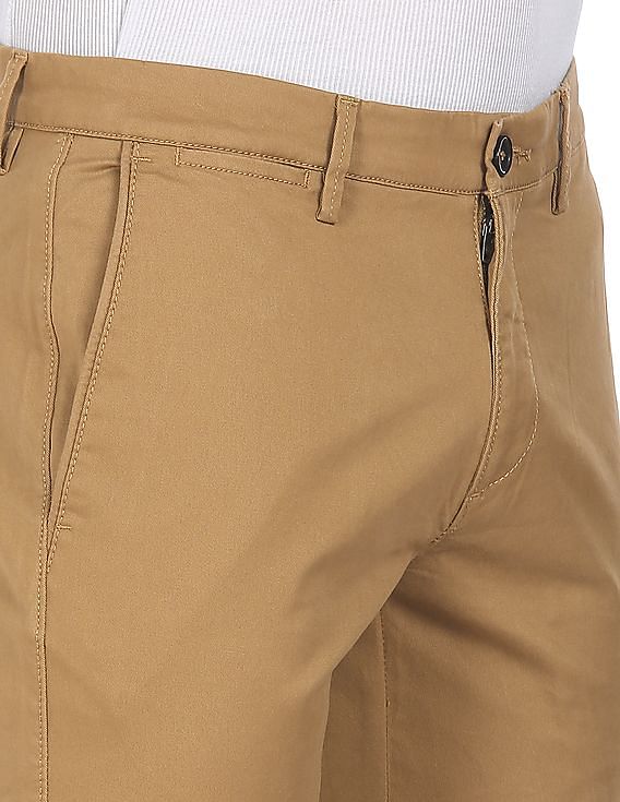 U.S. Polo Assn. Austin Tapered Fit Solid Trousers