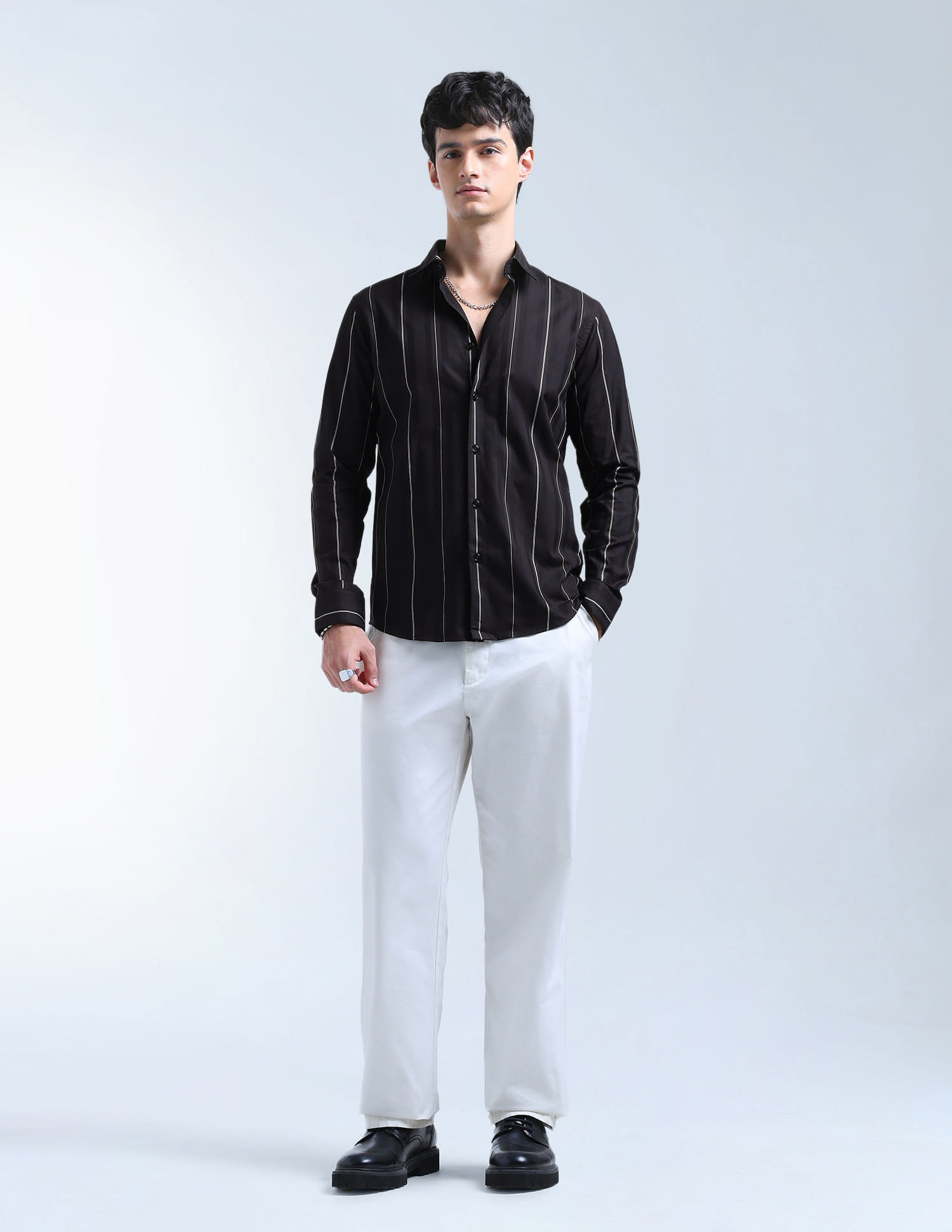 Buy Flying Machine Vertical Striped Originals Shirt - NNNOW.com