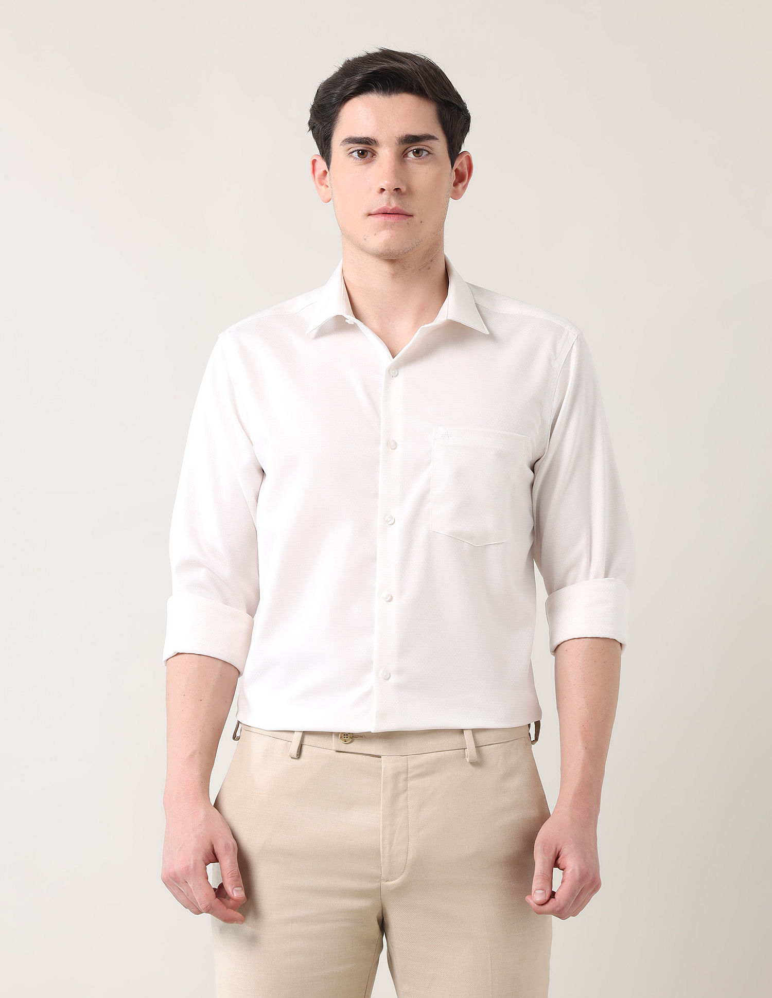Arrow Pure Cotton Autopress Shirt