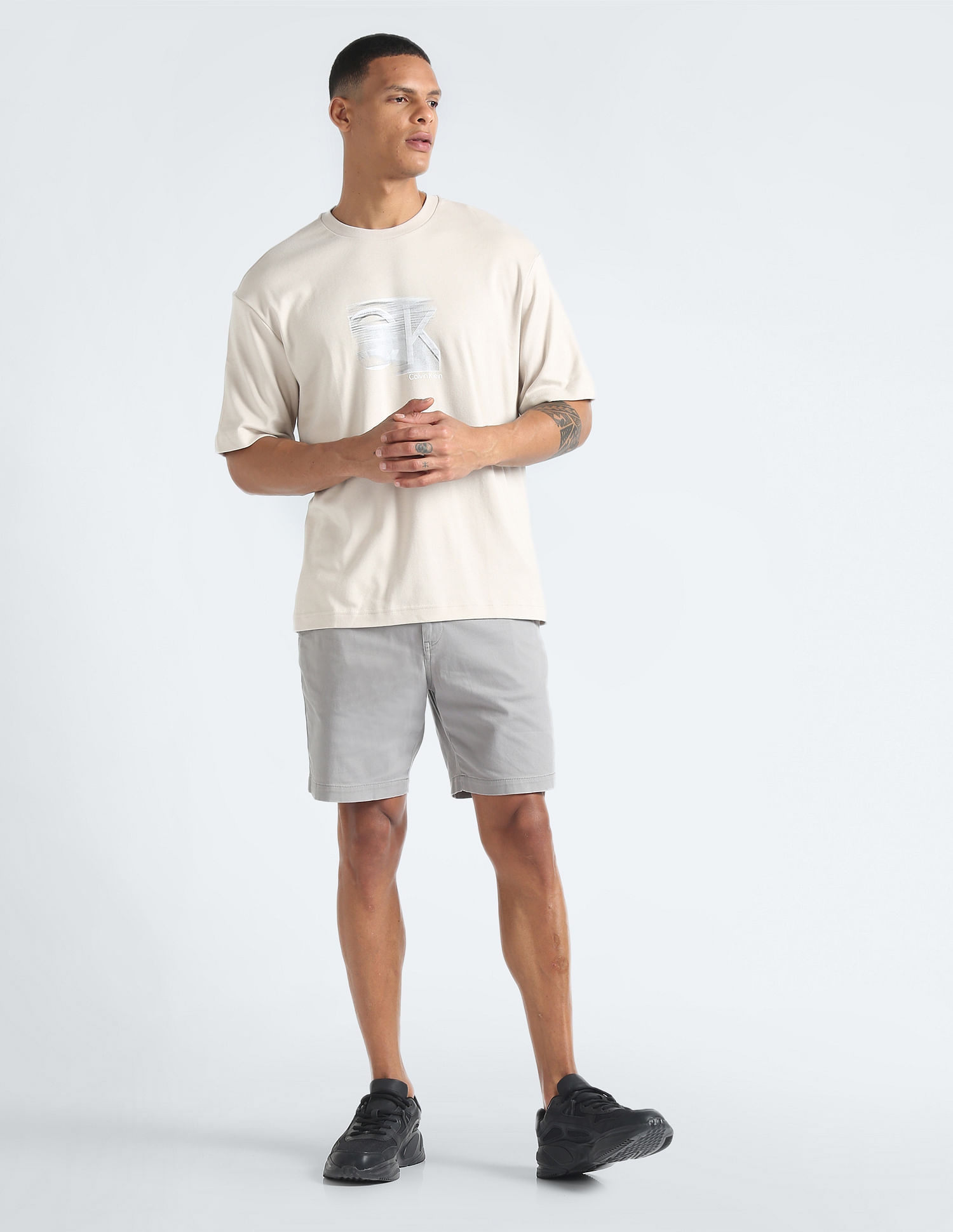 Calvin Klein Motion Logo Organic Cotton T-Shirt