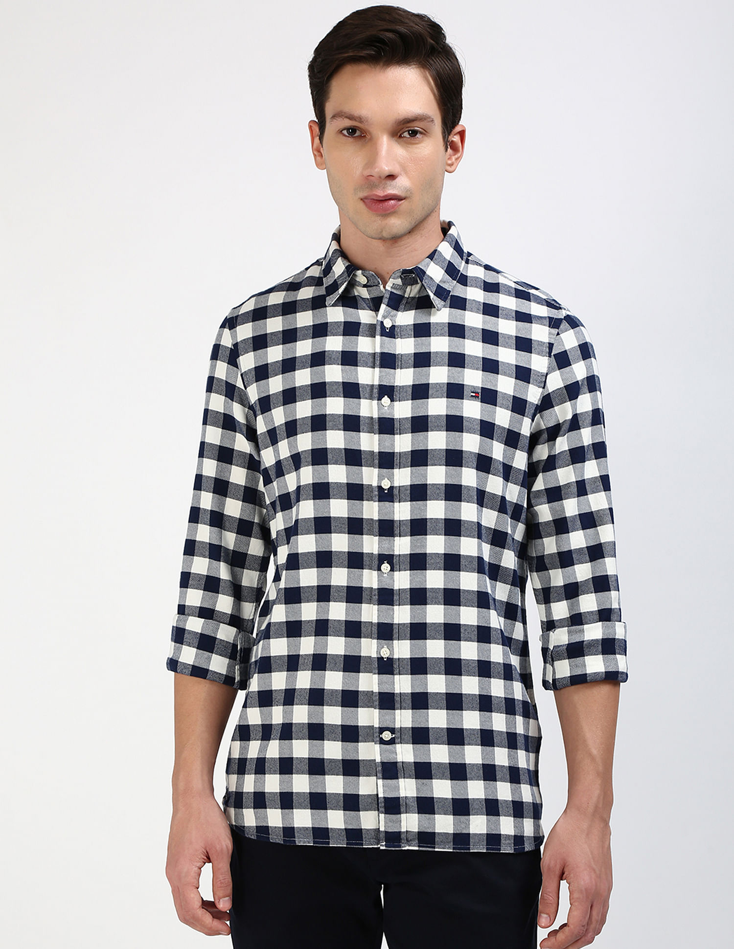 Tommy Hilfiger Brushed Gingham Twill Shirt