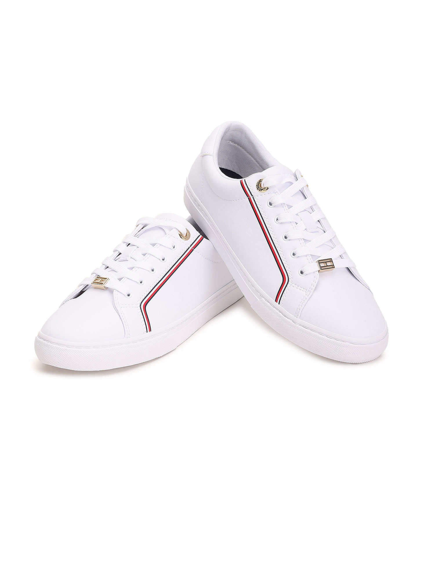 Tommy Hilfiger Global Stripe Sneaker In White