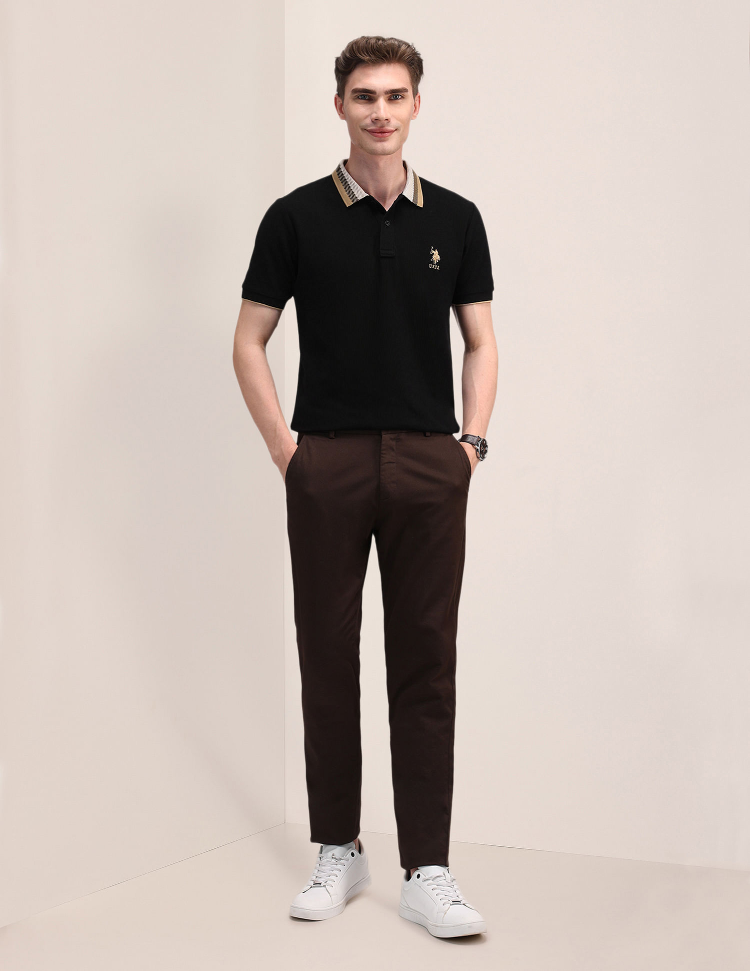 U.S. Polo Assn. Slim Fit Cotton Polo Shirt