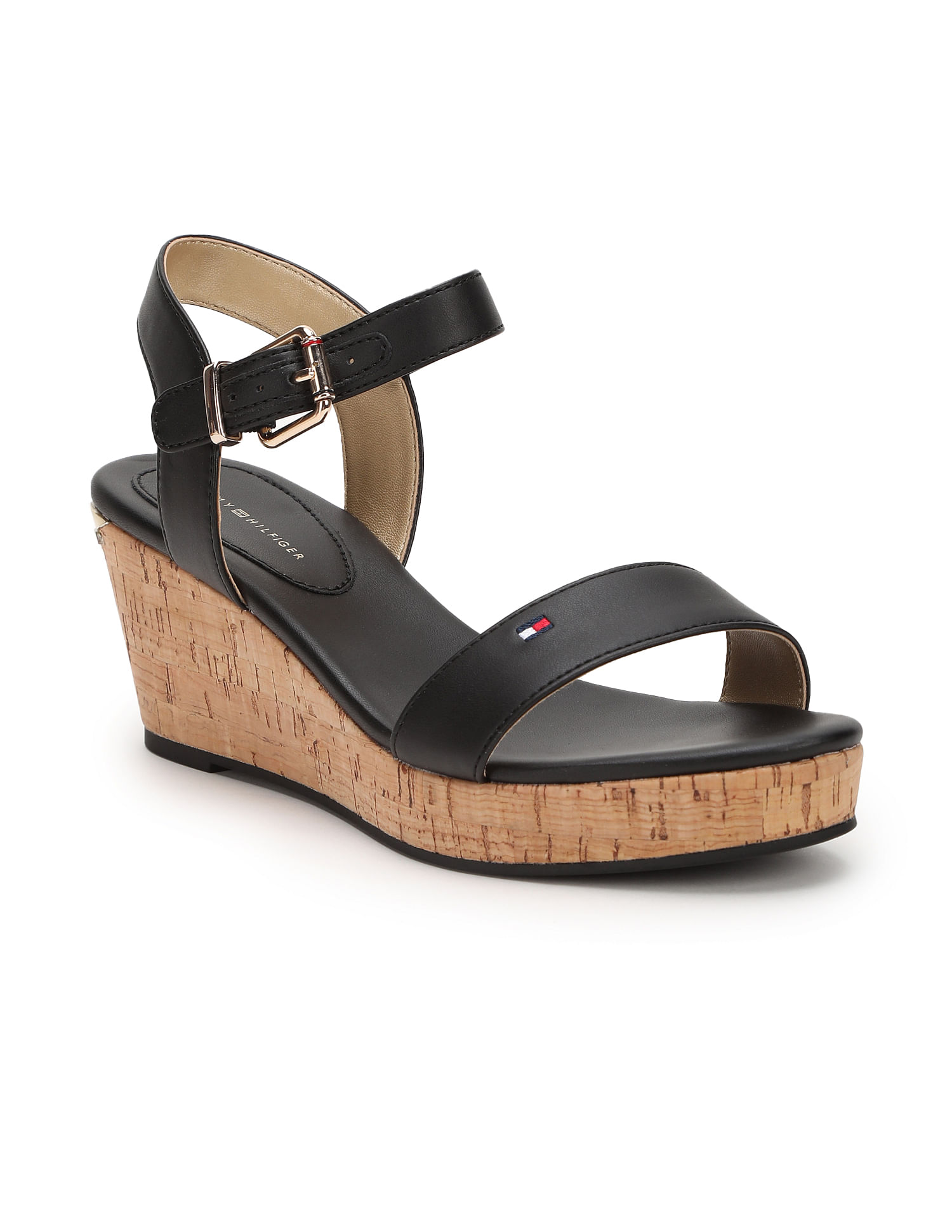 Tommy hilfiger sale cork wedge sandals