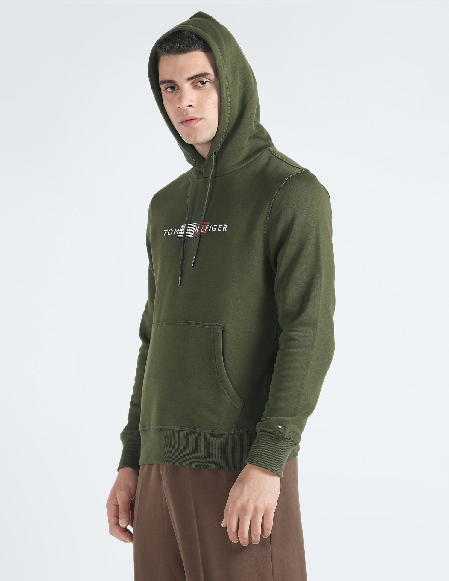 Buy Tommy Hilfiger Brand Embroidered Hooded Sweatshirt NNNOW