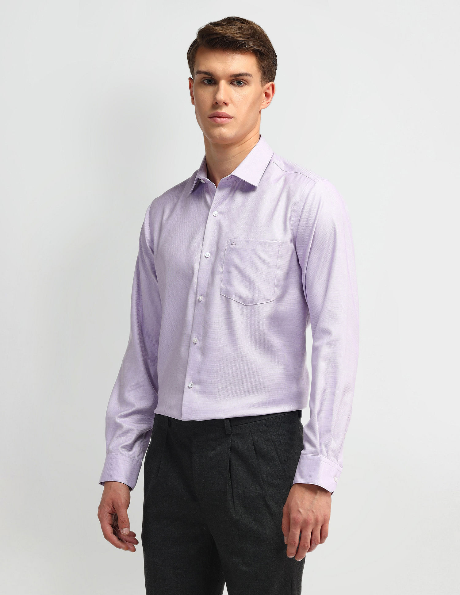 Arrow Manhattan Slim Fit Cotton Shirt