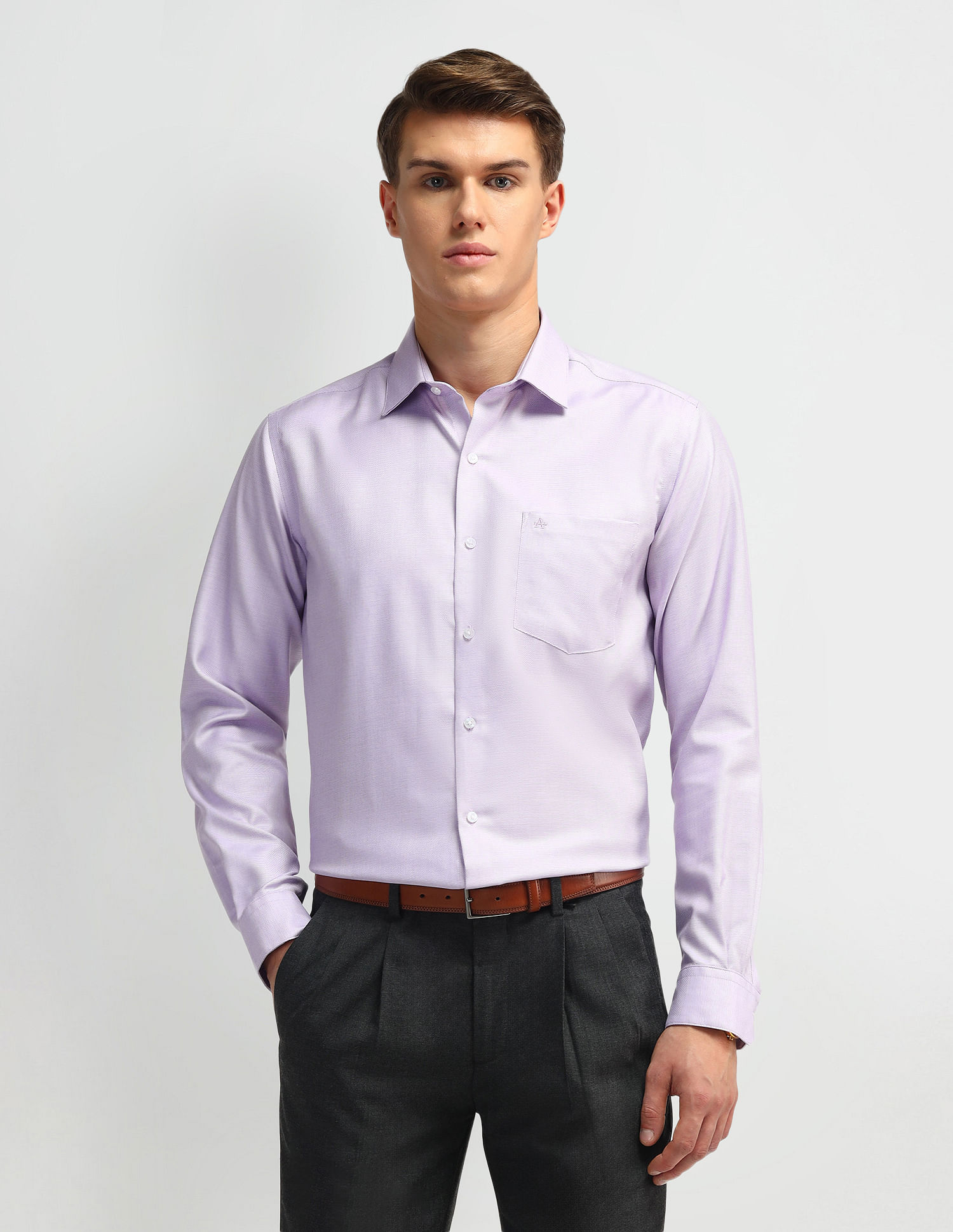 Arrow Manhattan Slim Fit Cotton Shirt