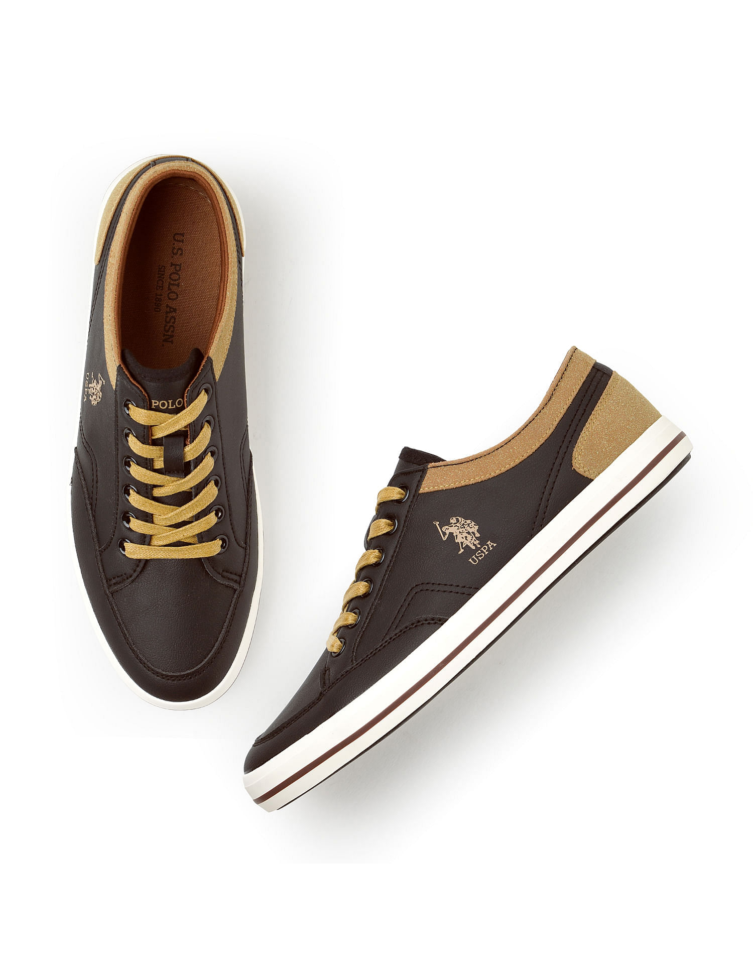U.S. Polo Assn. Men Monton 9.0 Colourblocked Sneakers
